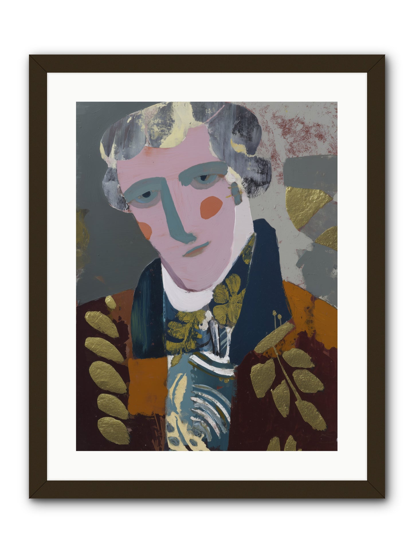 Neptune's Confidant -- Framed Print - Black 18x24