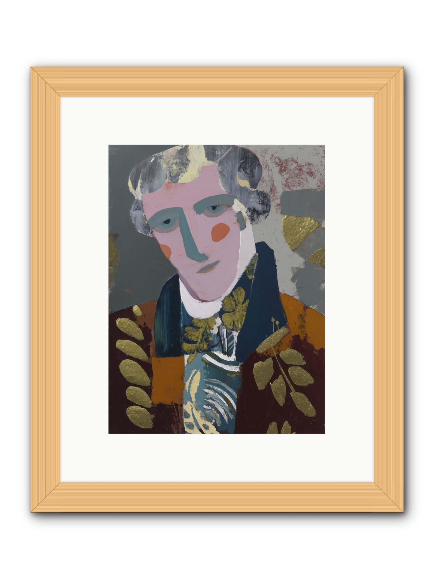Neptune's Confidant -- Framed Print - Natural 9x12