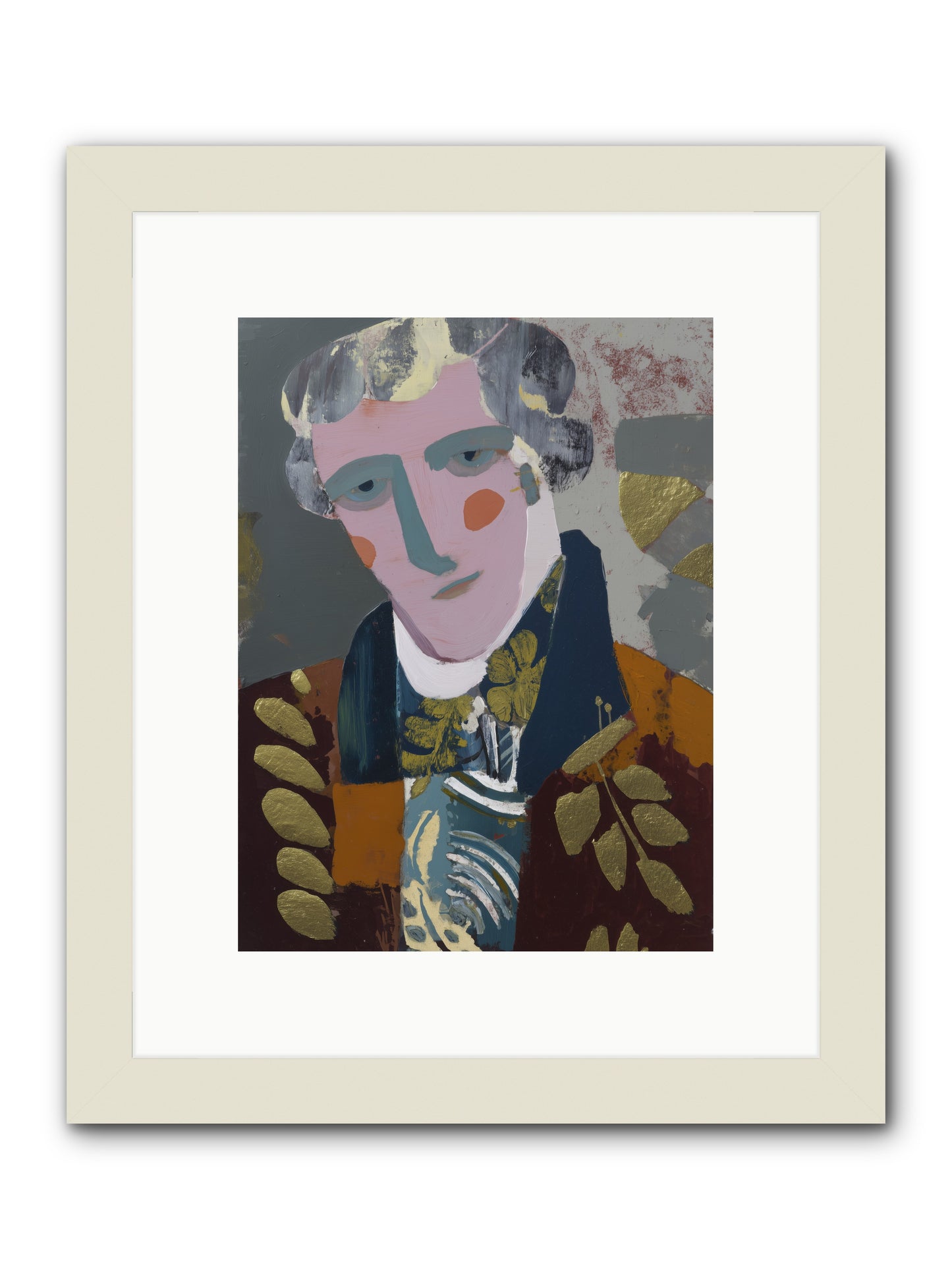 Neptune's Confidant -- Framed Print - White 9x12