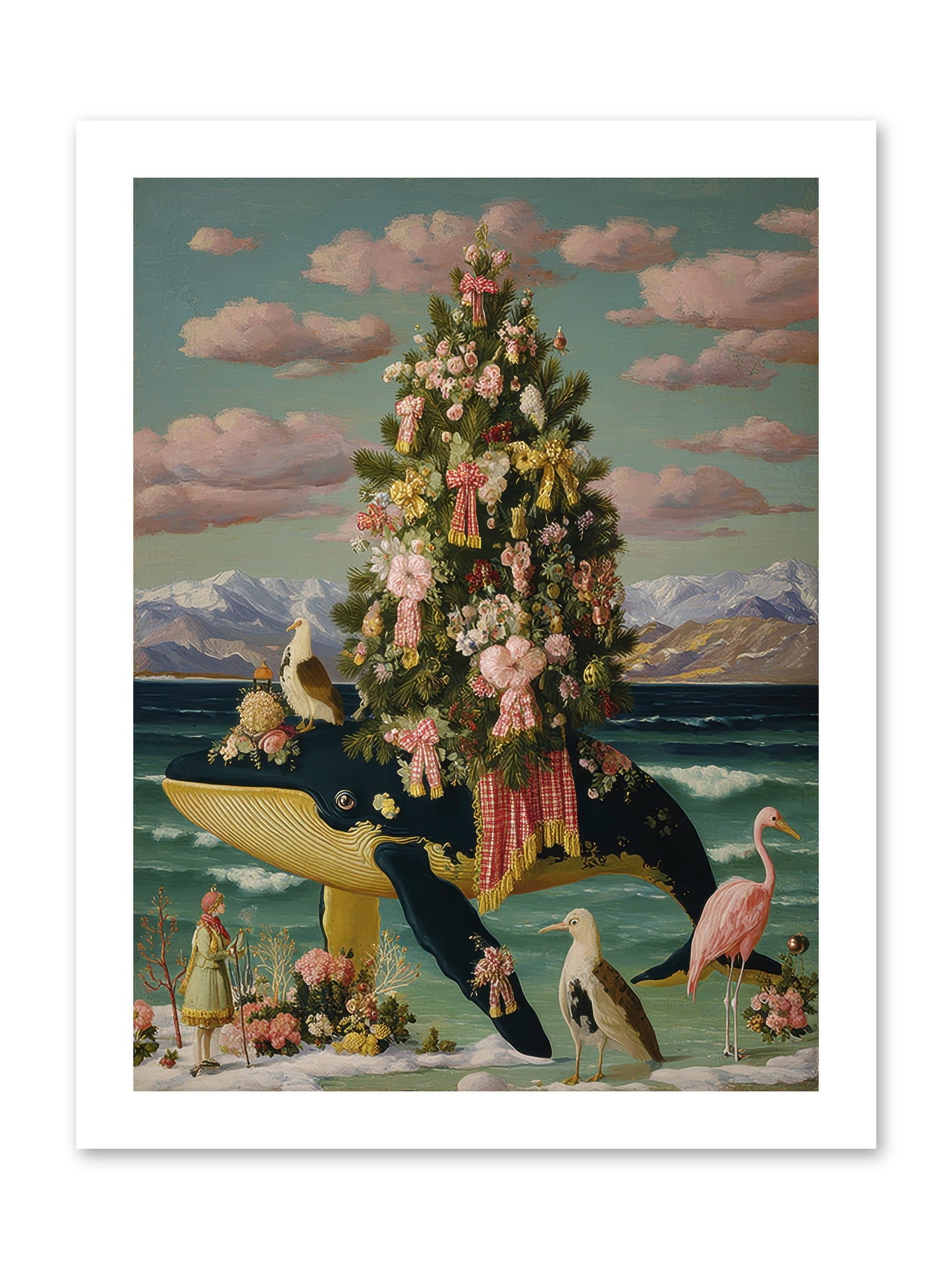 Neptune's Noble Fir -- Paper Print 12x16