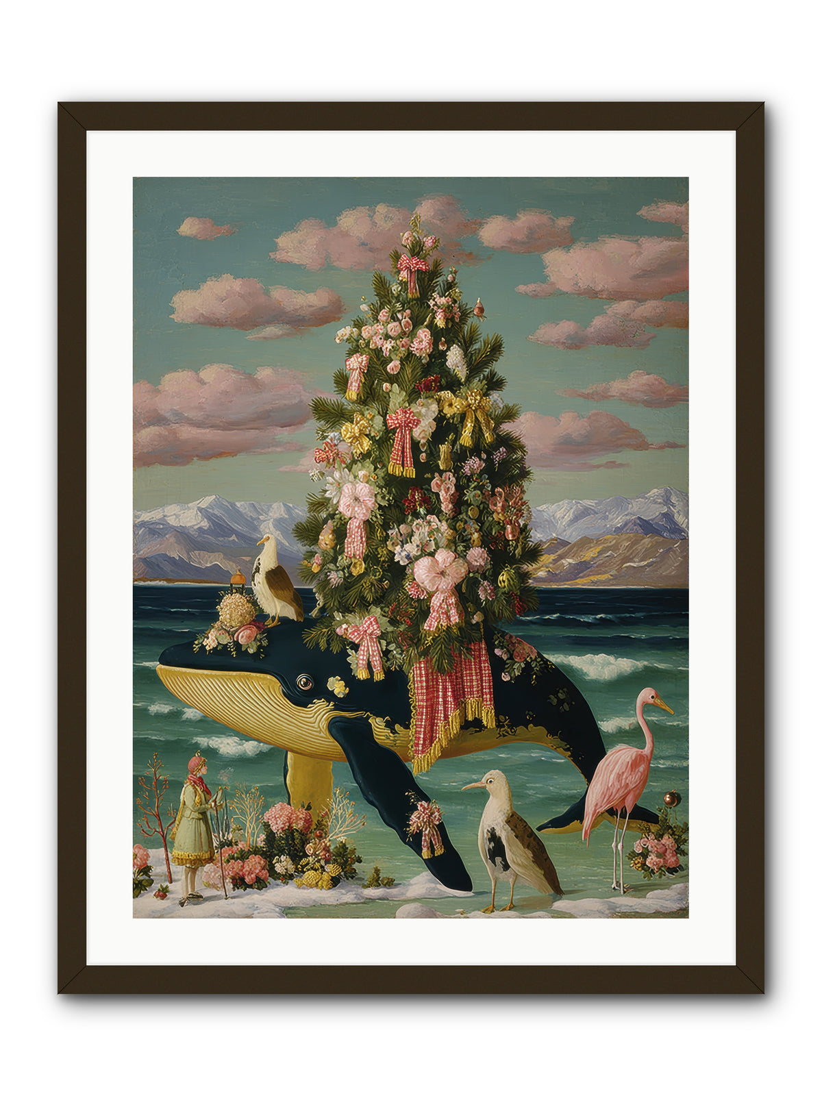 Neptune's Noble Fir -- Framed Print - Black 24x32