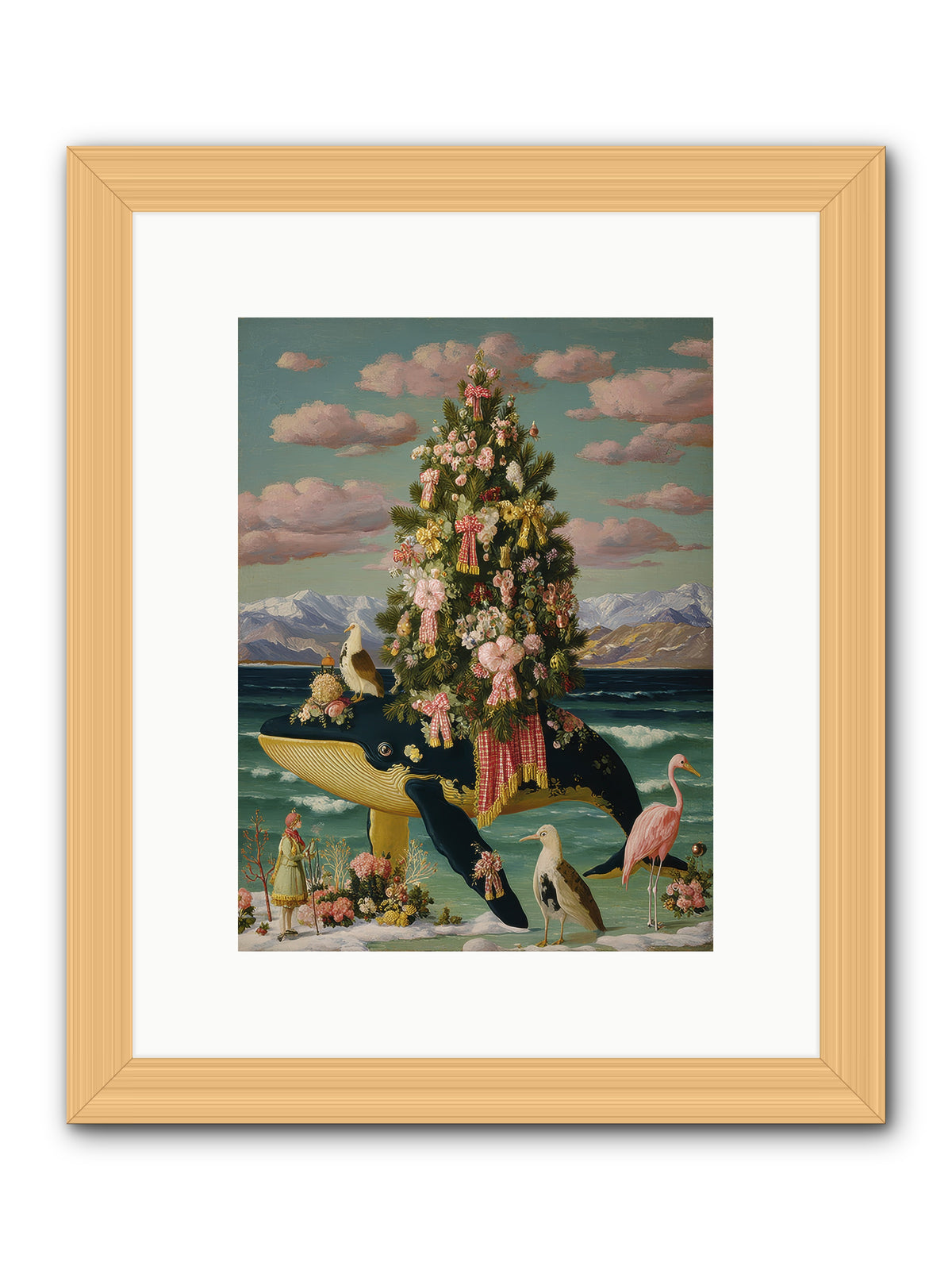 Neptune's Noble Fir -- Framed Print - Natural 9x12