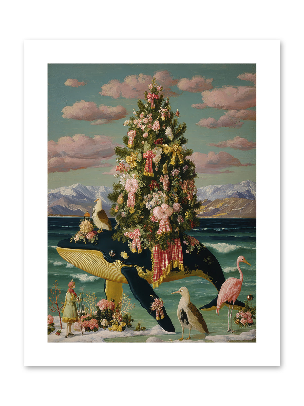 Neptune's Noble Fir -- Loose Canvas Print 9x12