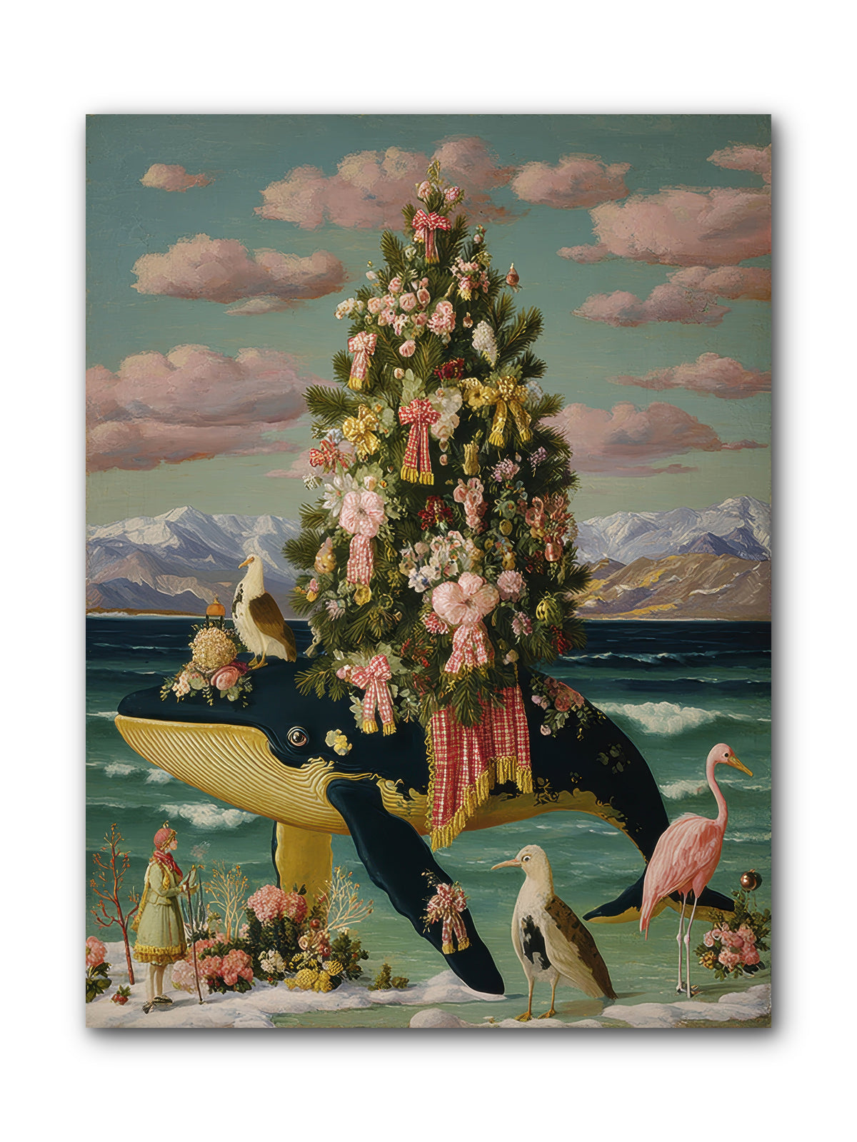 Neptune's Noble Fir -- Wrapped Canvas 9x12