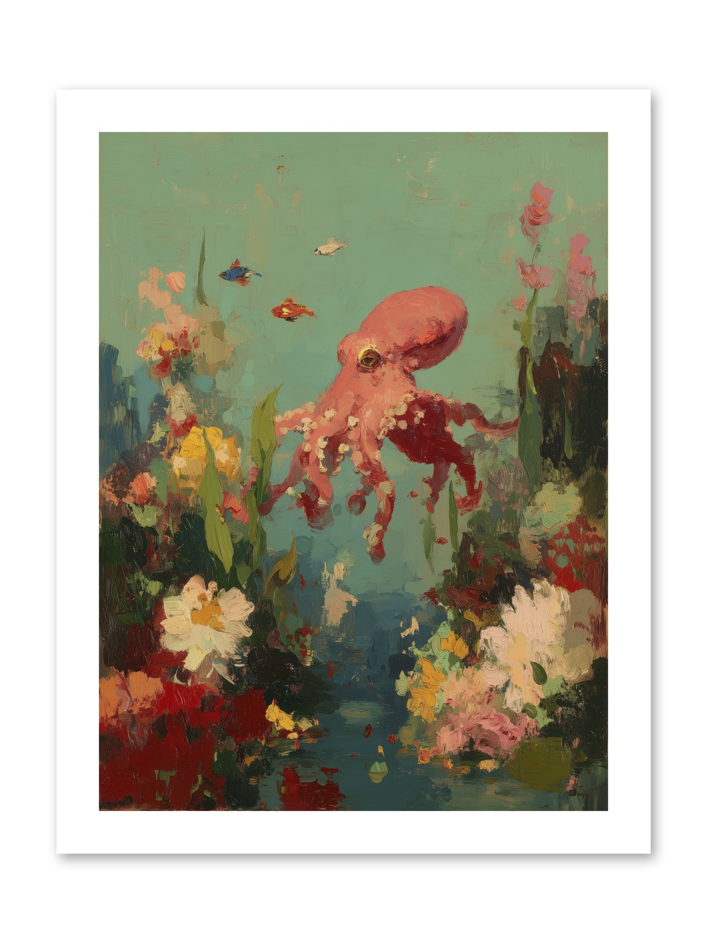 Neptune's Realm -- Loose Canvas Print 12x16
