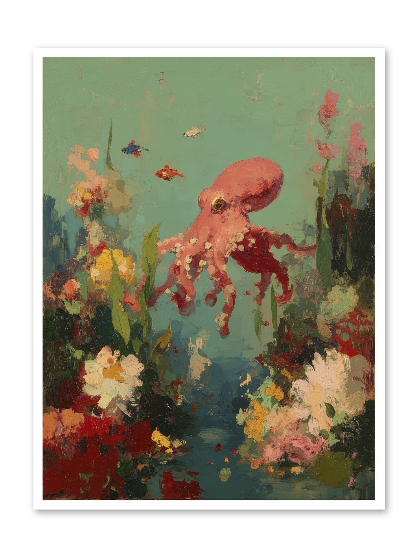 Neptune's Realm -- Loose Canvas Print 36x48
