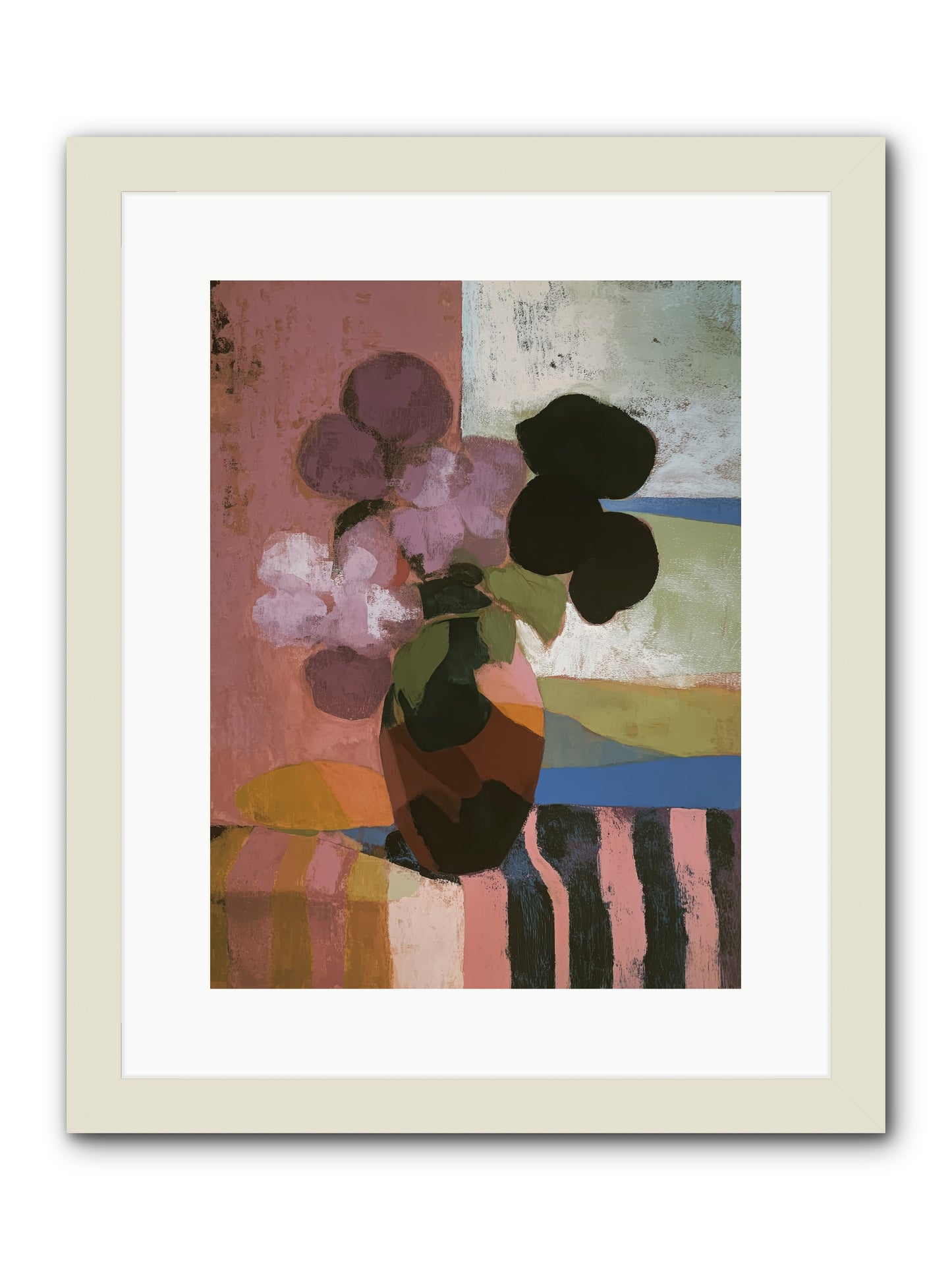 Netherfield -- Framed Print - White 12x16