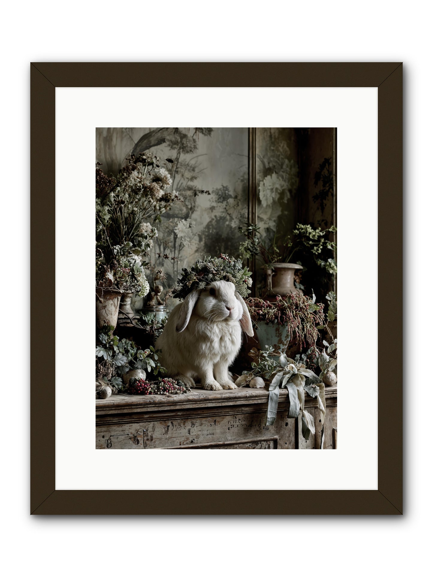 Nettia -- Framed Print - Black 12x16