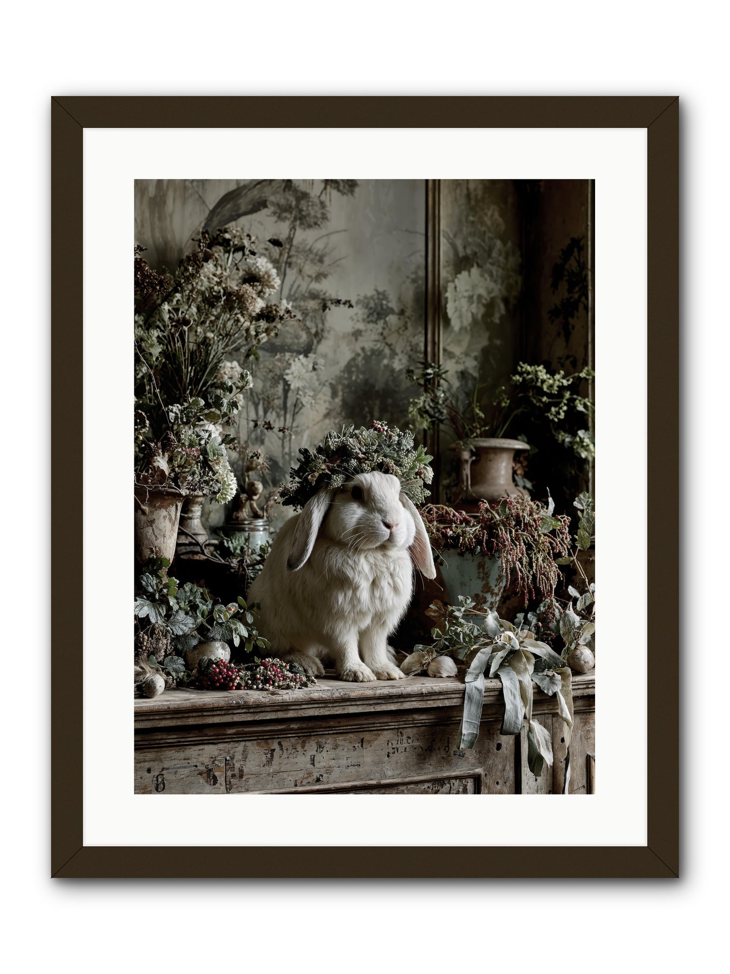 Nettia -- Framed Print - Black 18x24