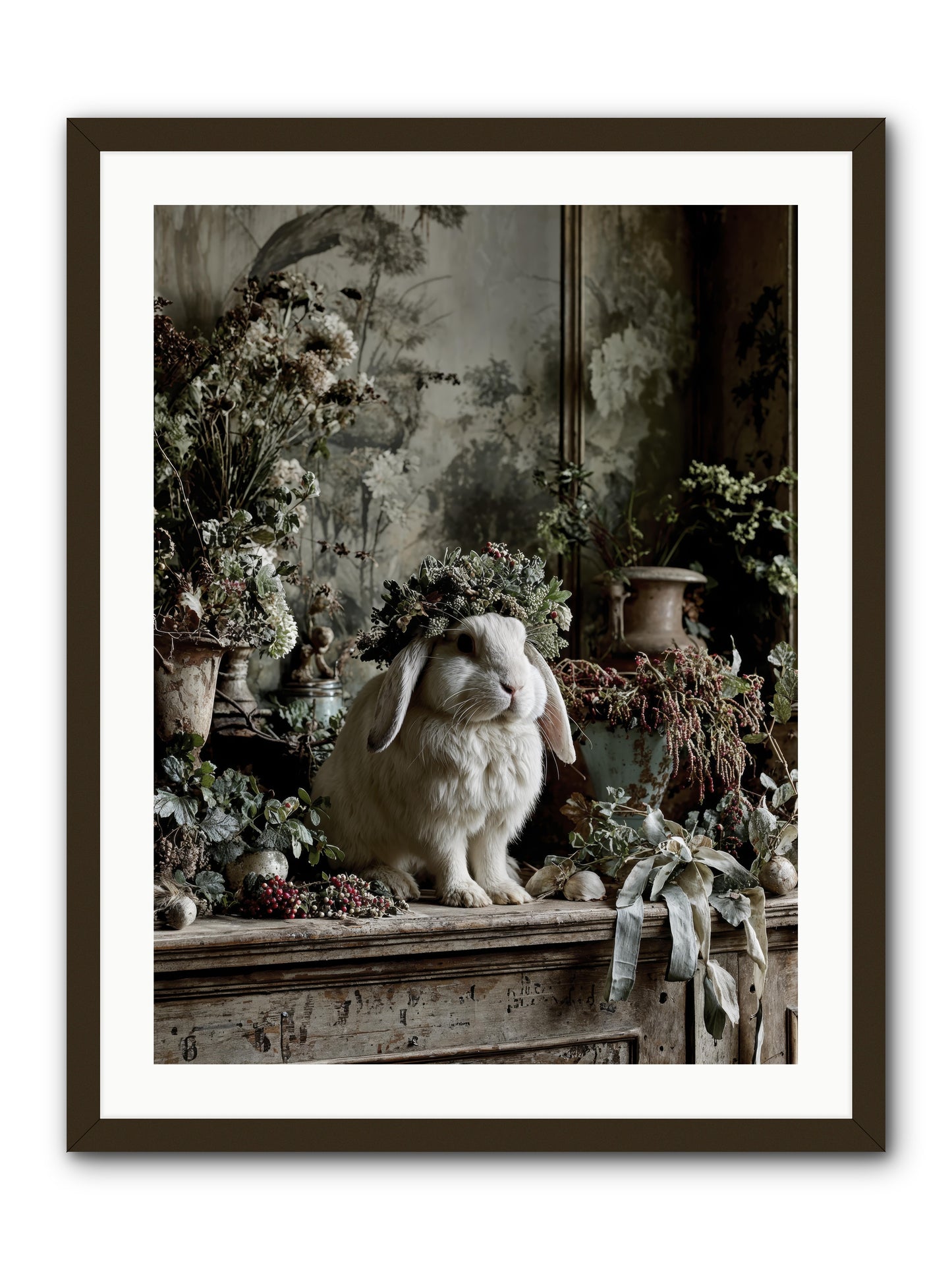 Nettia -- Framed Print - Black 24x32