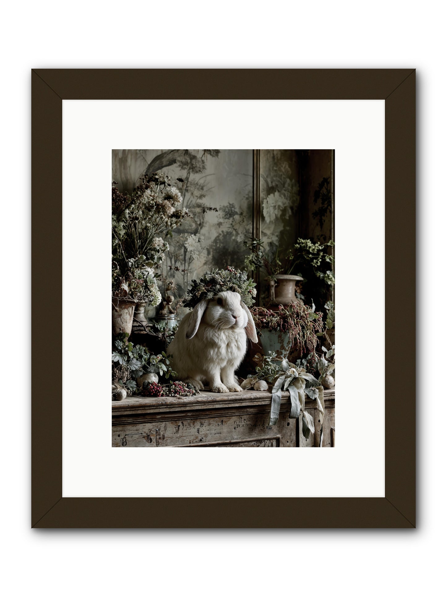Nettia -- Framed Print - Black 9x12