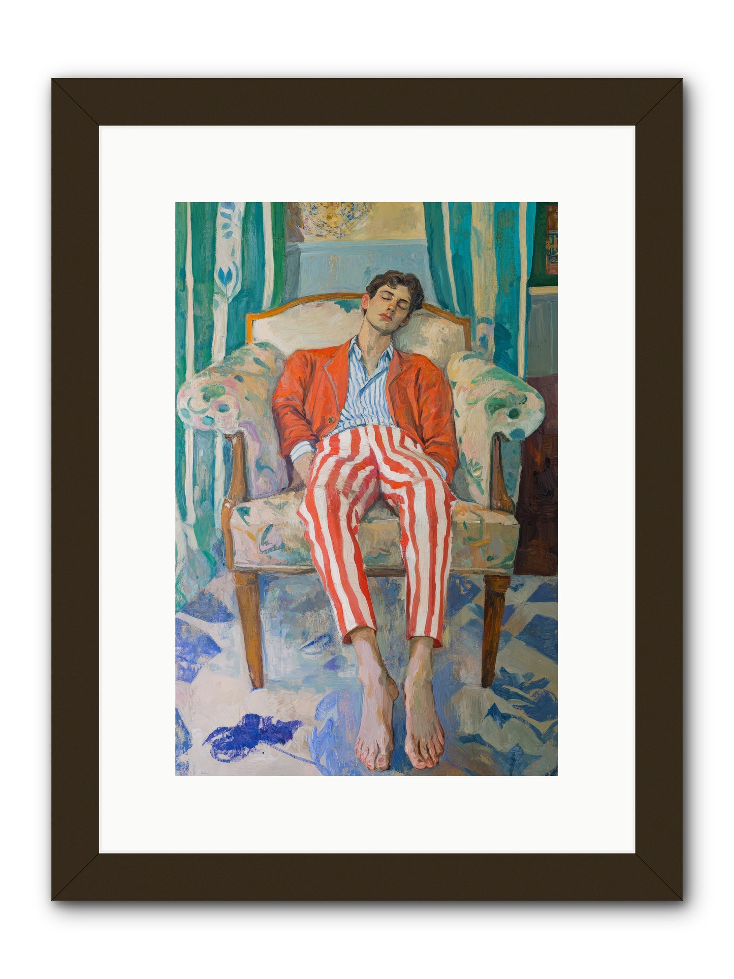 Never-Ending Weekend -- Framed Print - Black 10x15