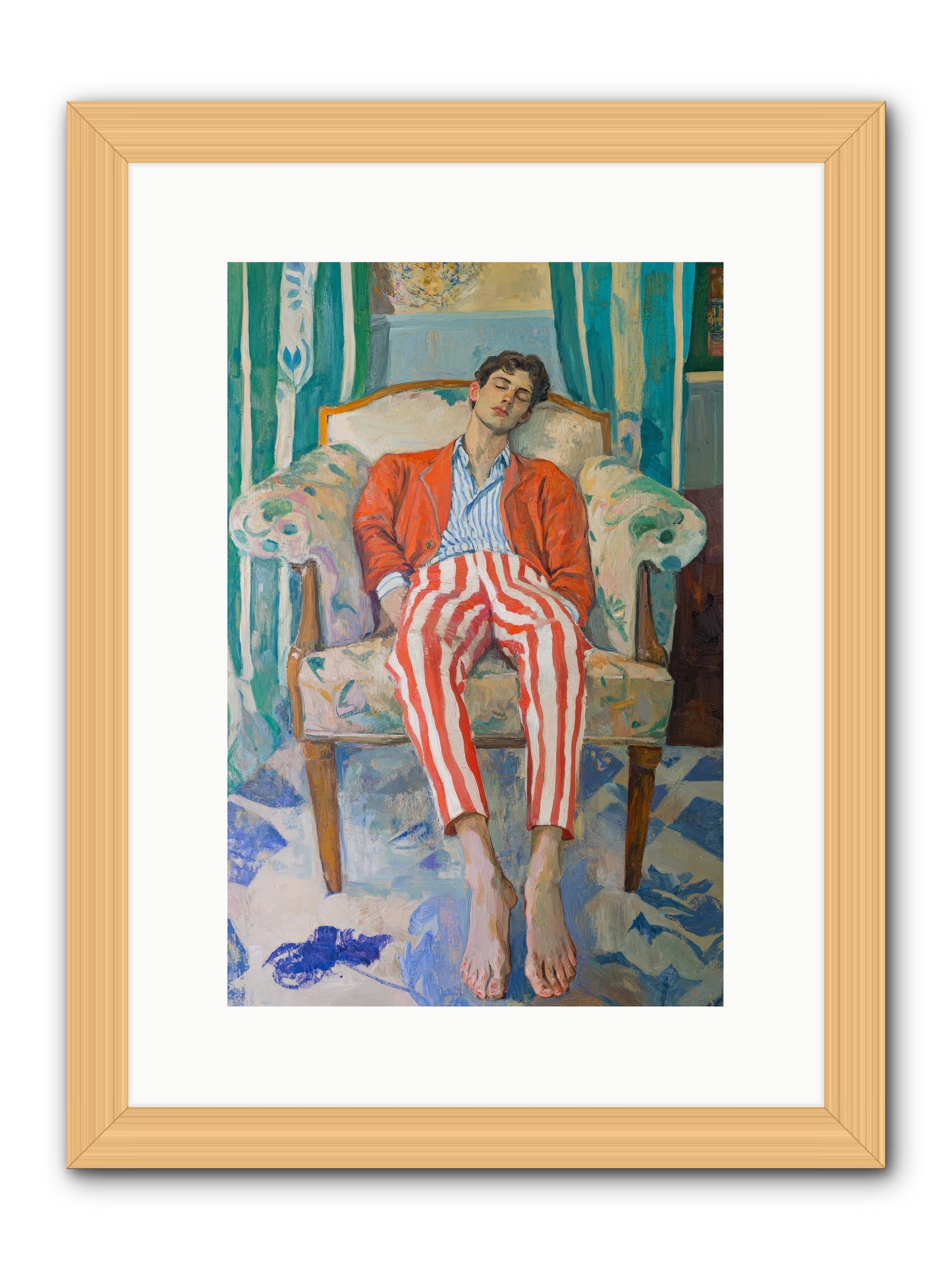Never-Ending Weekend -- Framed Print - Natural 10x15