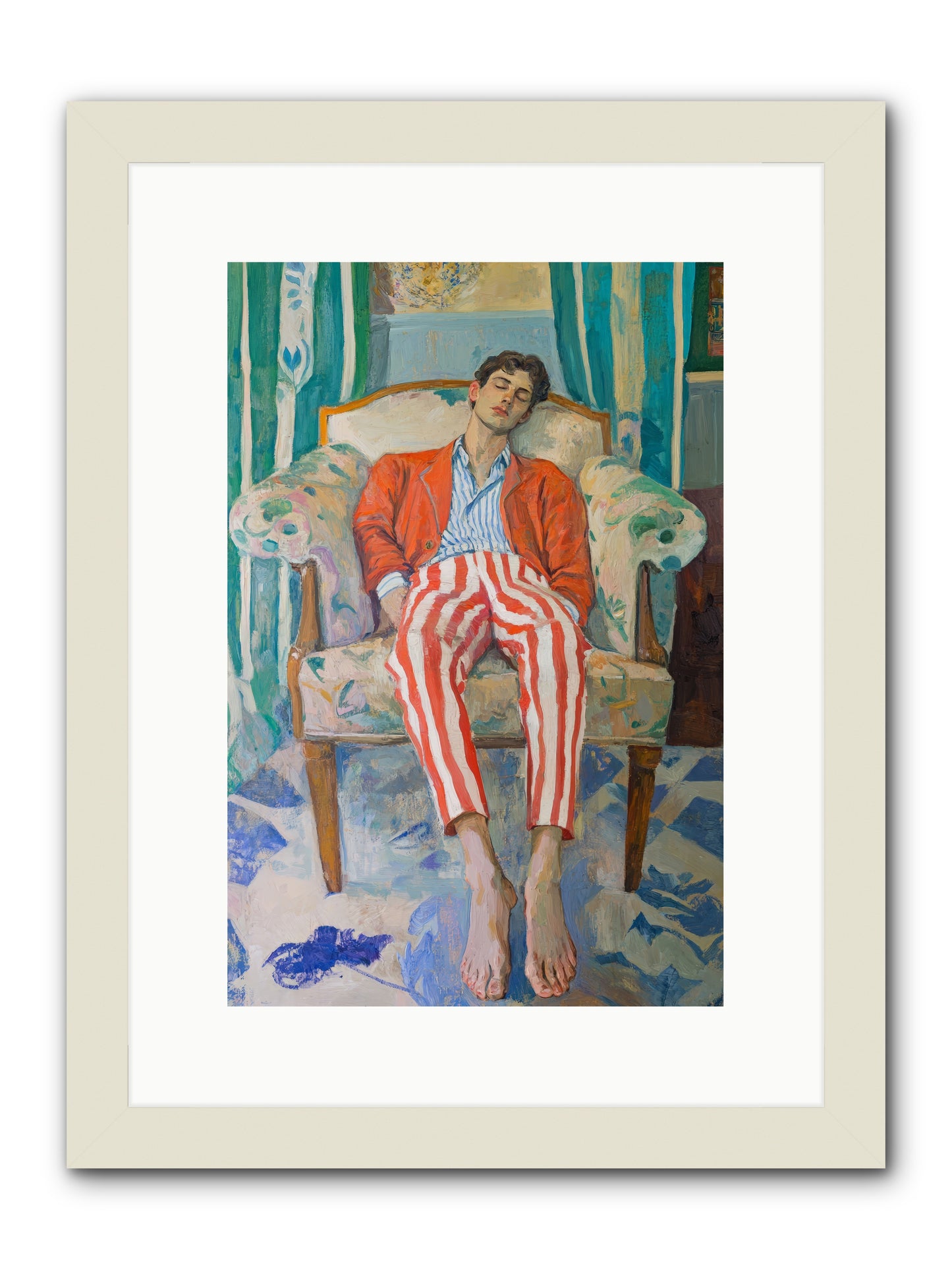 Never-Ending Weekend -- Framed Print - White 10x15