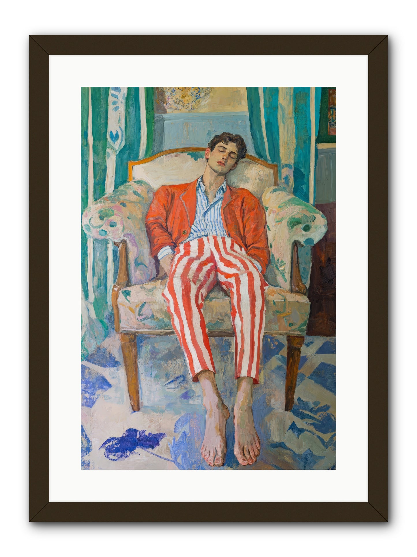Never-Ending Weekend -- Framed Print - Black 16x24