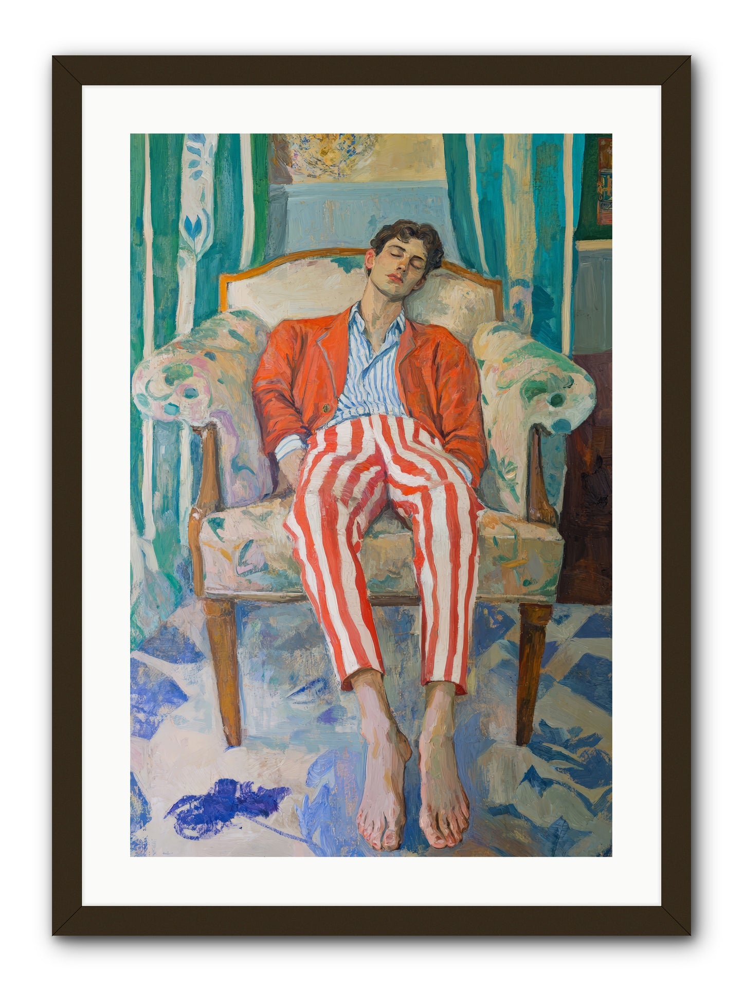 Never-Ending Weekend -- Framed Print - Black 20x30