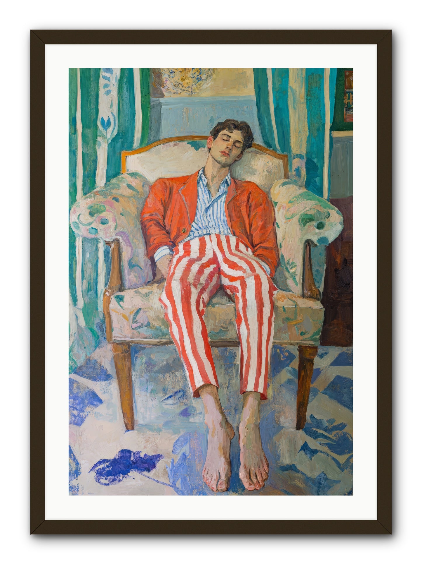 Never-Ending Weekend -- Framed Print - Black 24x36