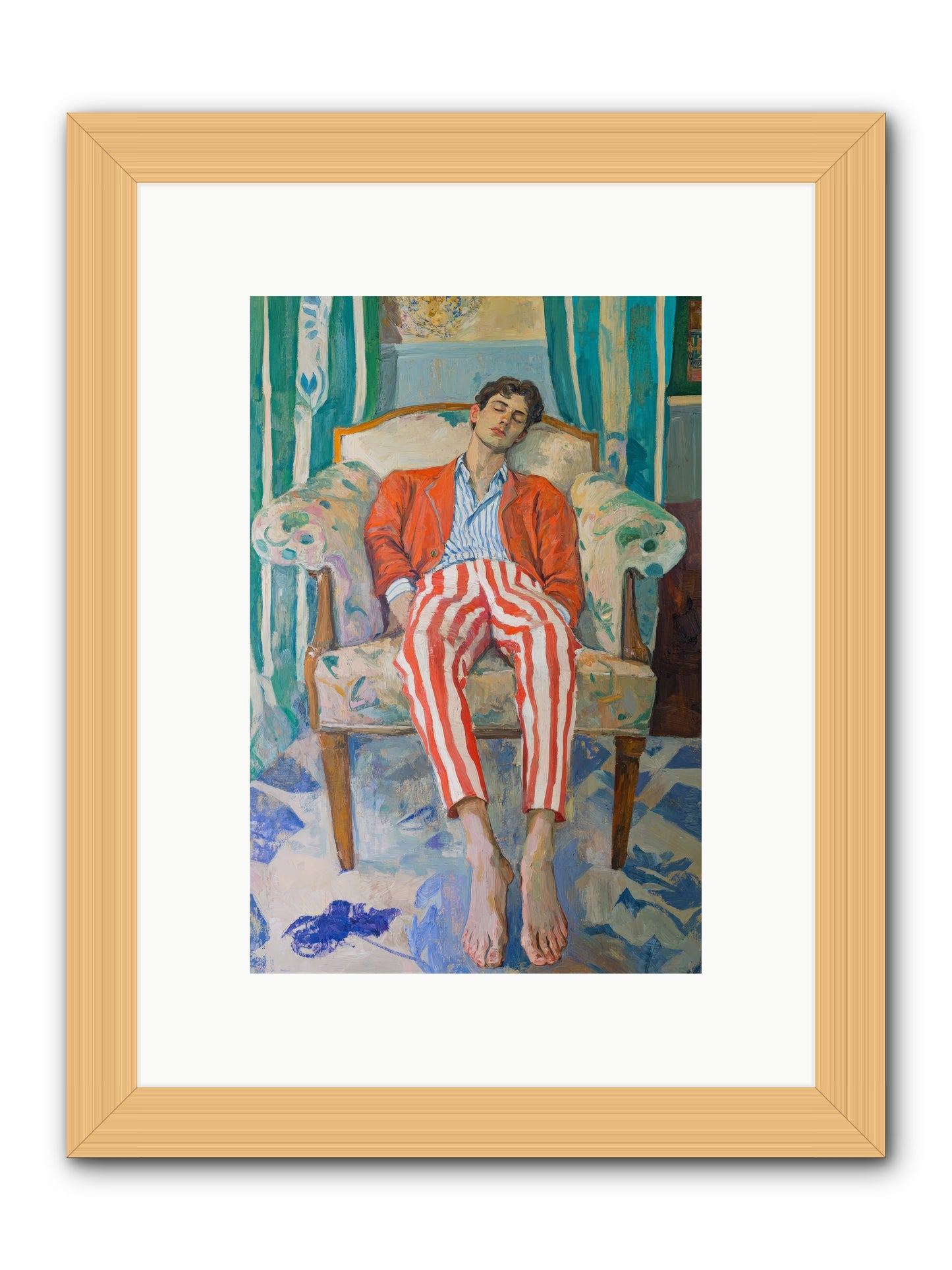 Never-Ending Weekend -- Framed Print - Natural 8x12