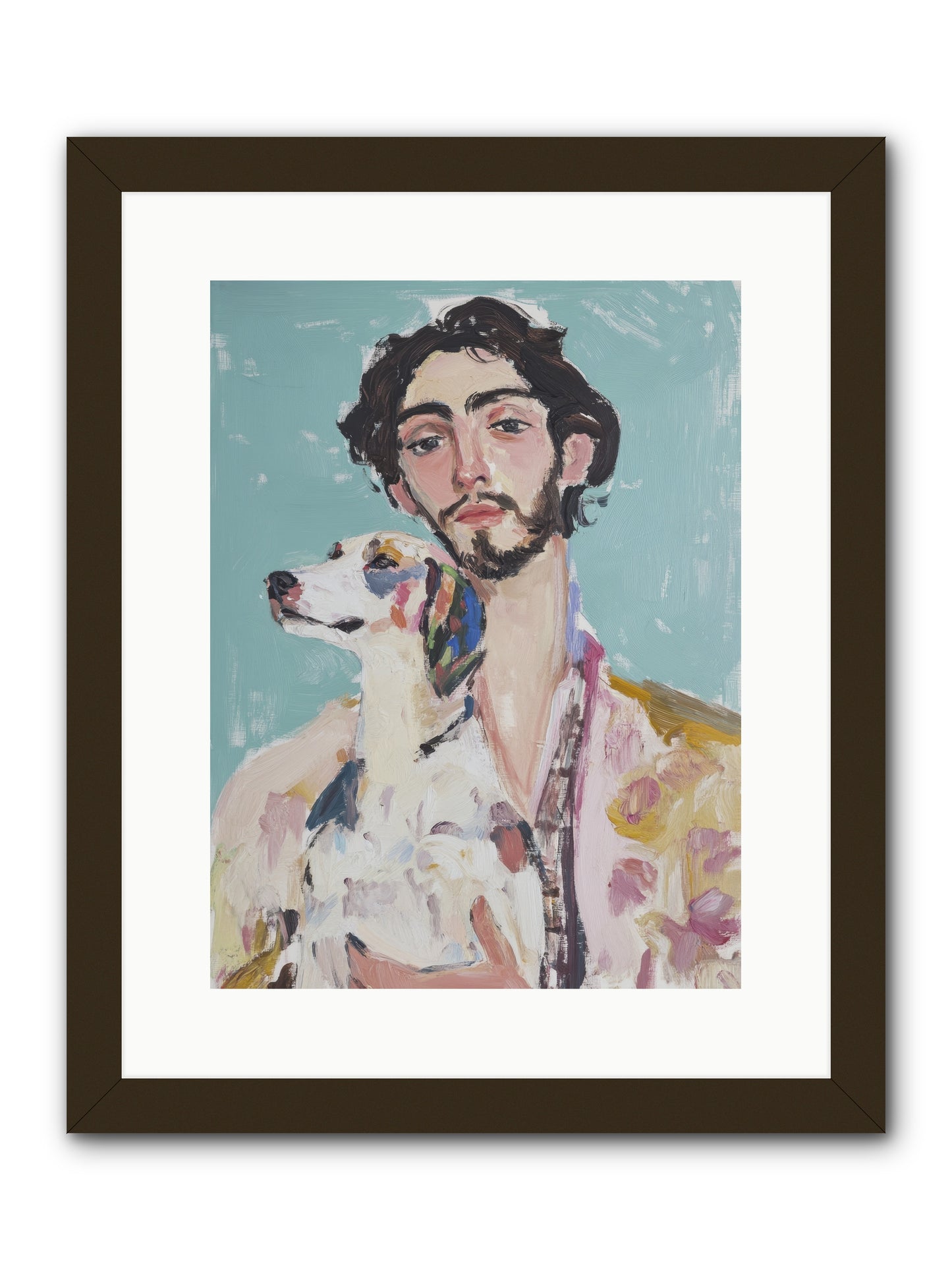 Never Without You -- Framed Print - Black 12x16