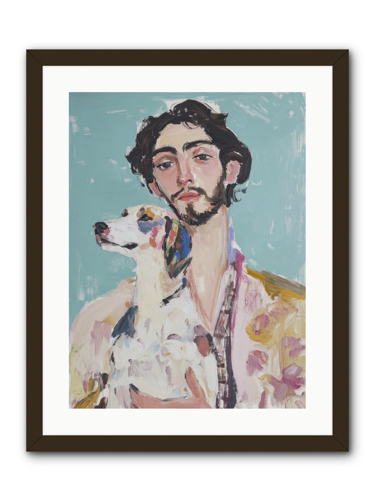 Never Without You -- Framed Print - Black 18x24
