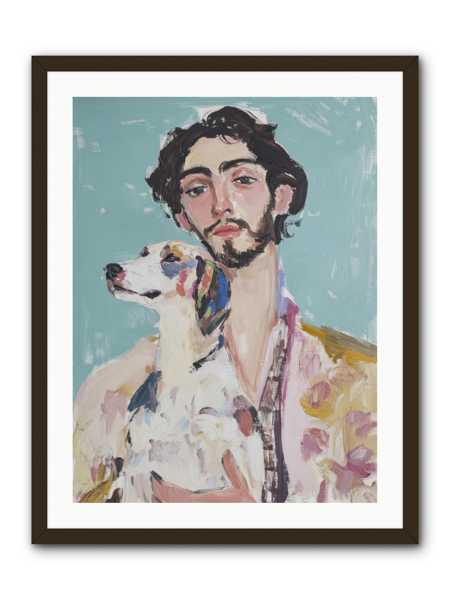 Never Without You -- Framed Print - Black 24x32