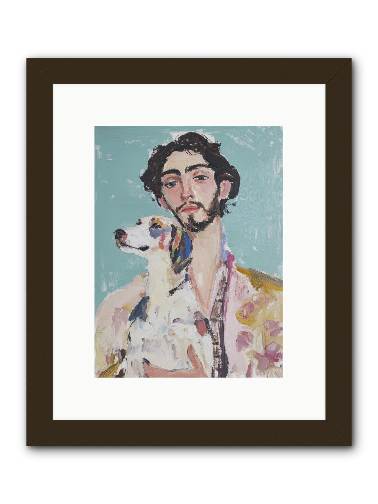 Never Without You -- Framed Print - Black 9x12
