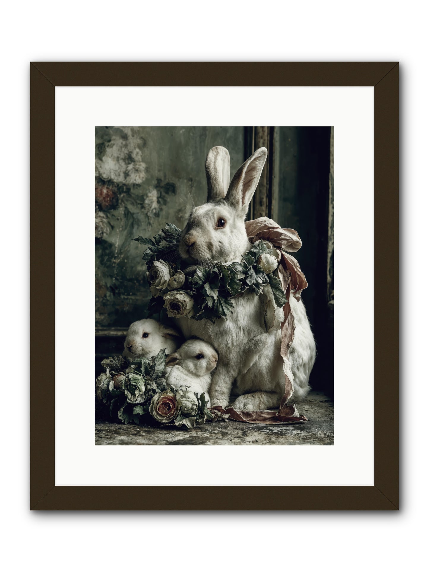 Never ending story -- Framed Print - Black 12x16