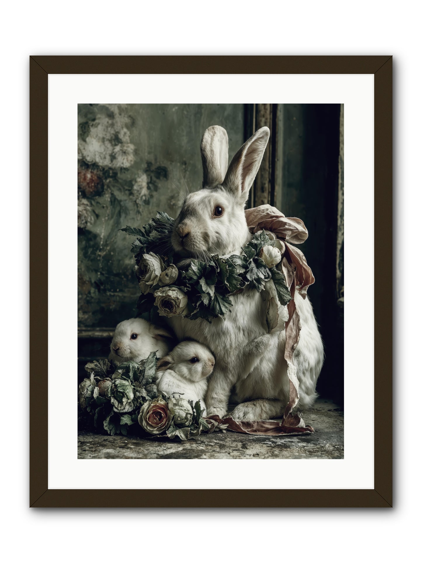 Never ending story -- Framed Print - Black 18x24