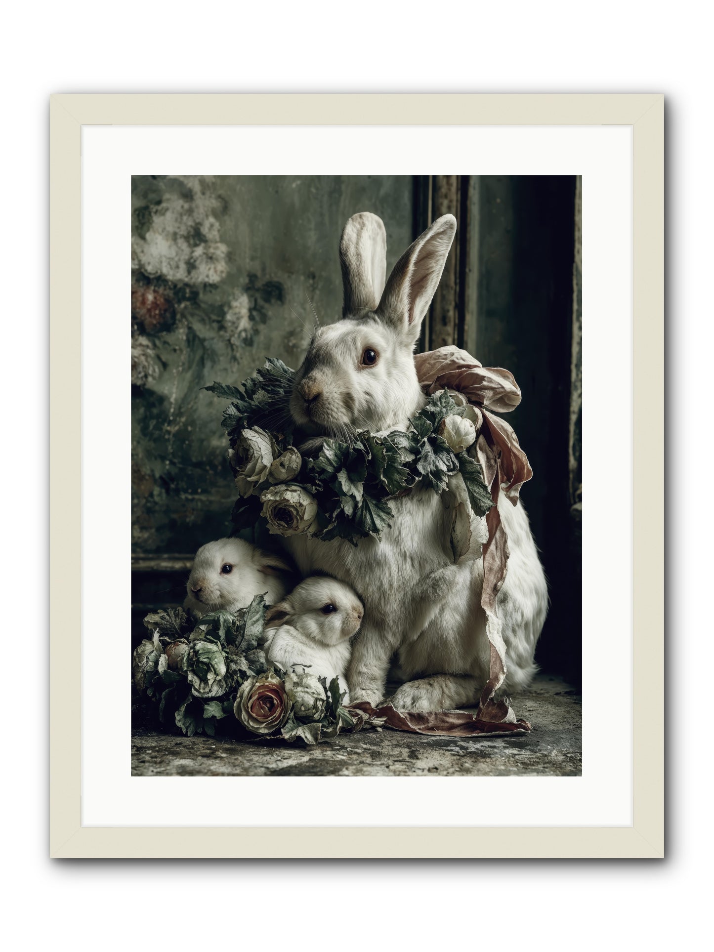 Never ending story -- Framed Print - White 18x24