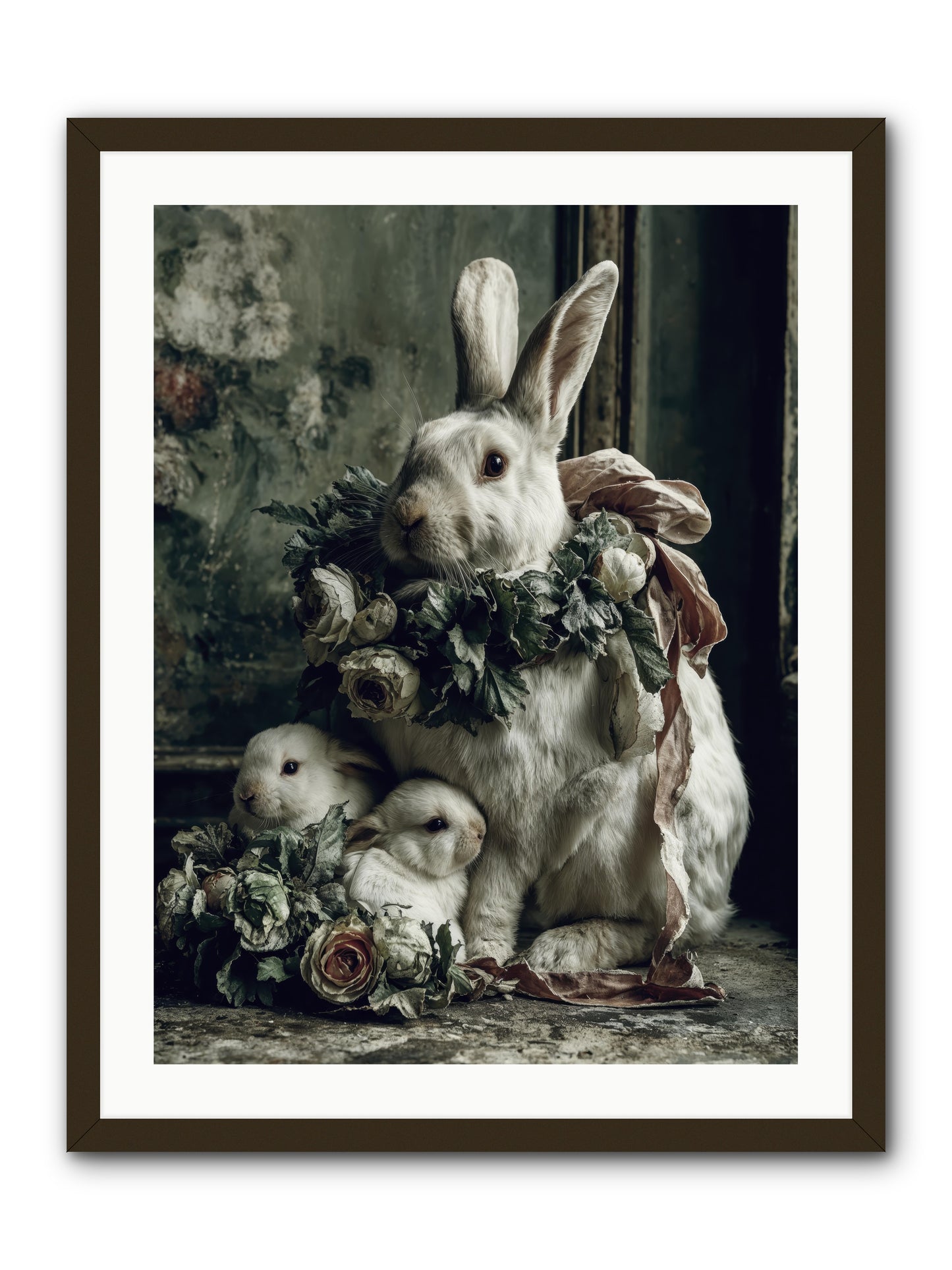 Never ending story -- Framed Print - Black 24x32