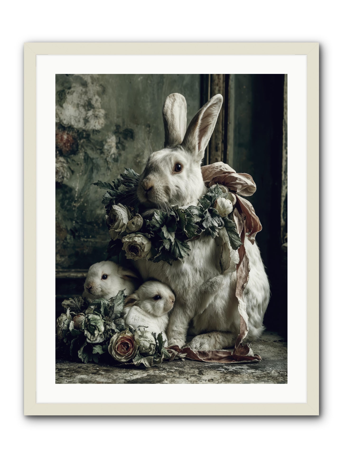 Never ending story -- Framed Print - White 24x32