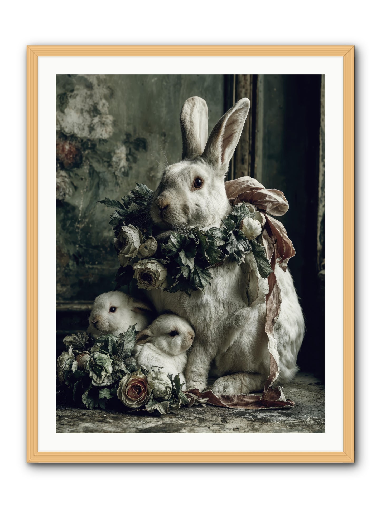Never ending story -- Framed Print - Natural 30x40