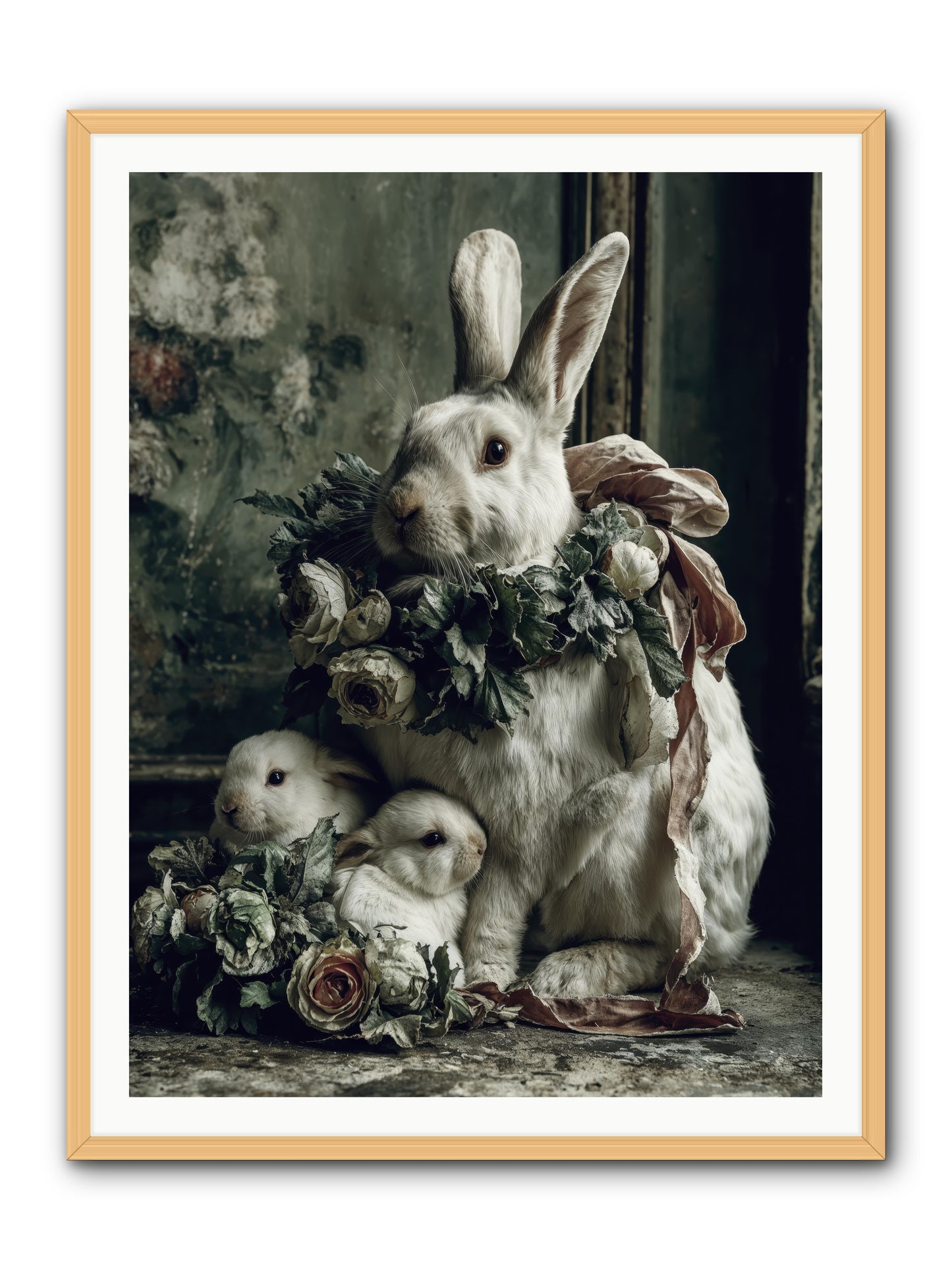 Never ending story -- Framed Print - Natural 36x48