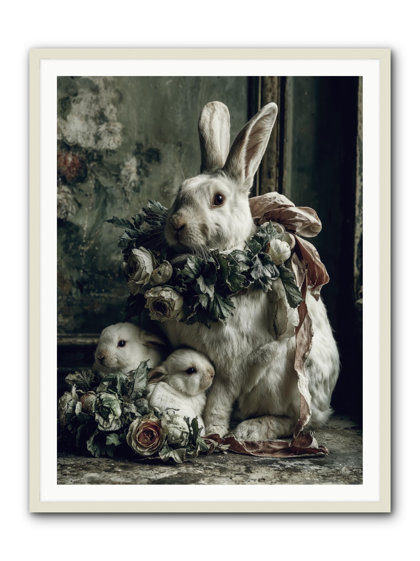 Never ending story -- Framed Print - White 36x48