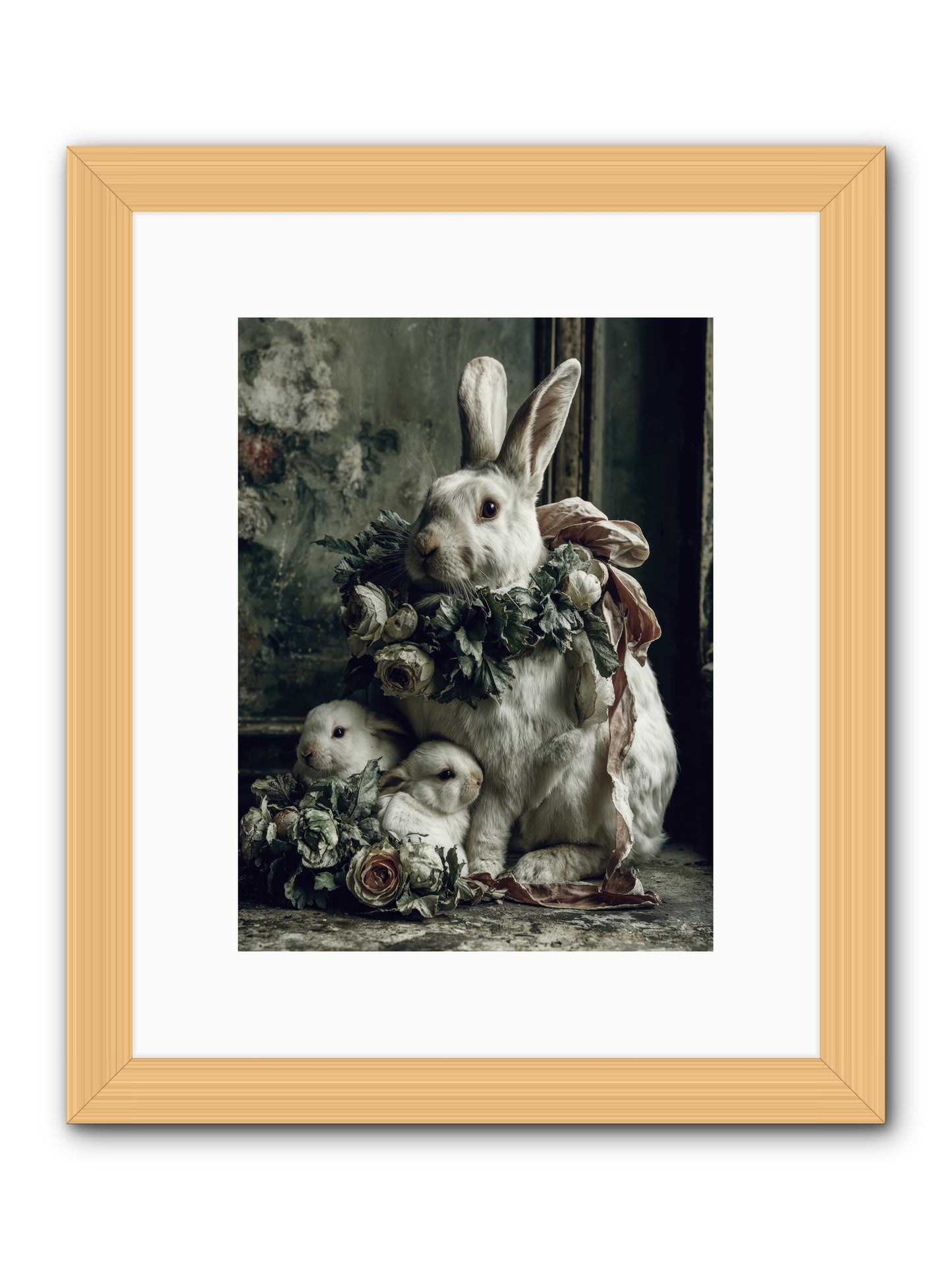 Never ending story -- Framed Print - Natural 9x12