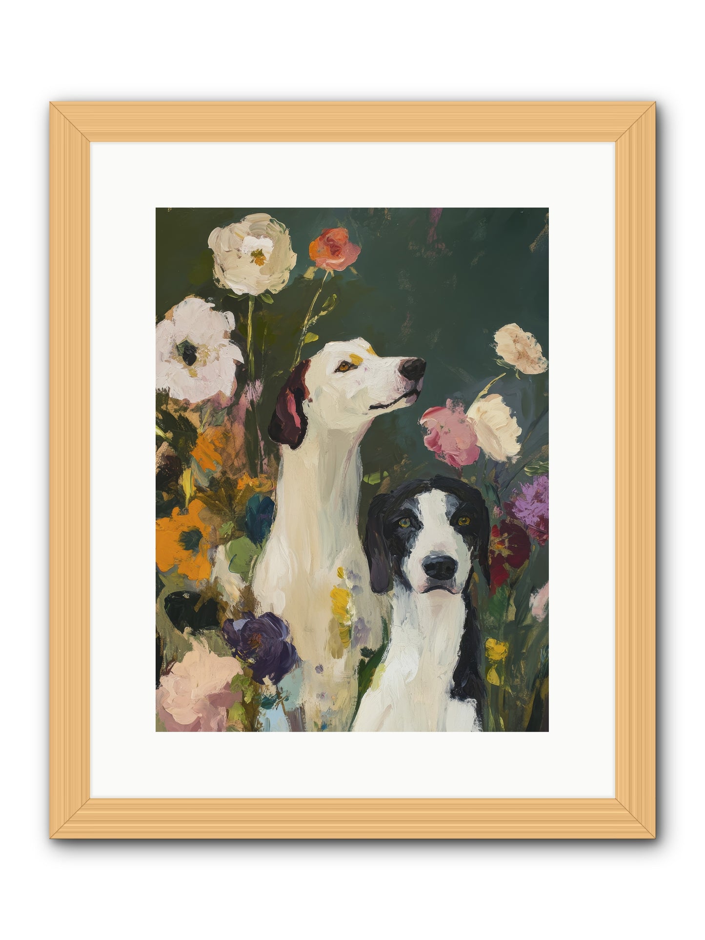 Night Sky Dreams -- Framed Print - Natural 12x16