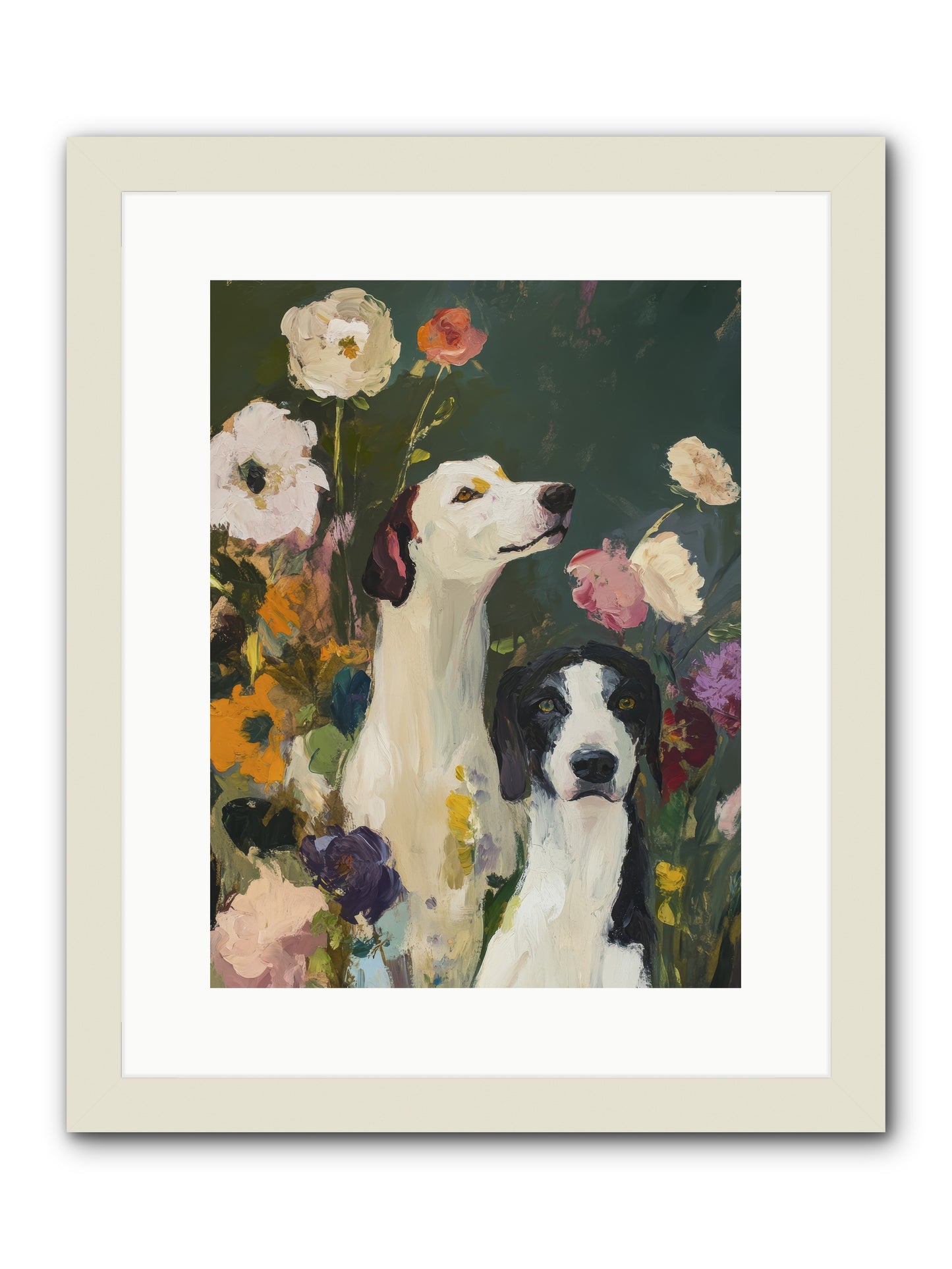 Night Sky Dreams -- Framed Print - White 12x16