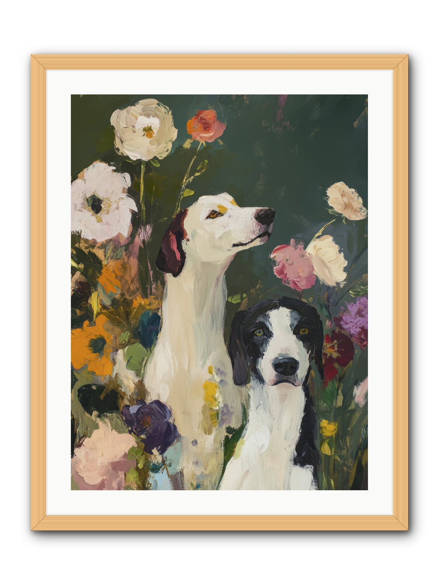 Night Sky Dreams -- Framed Print - Natural 24x32