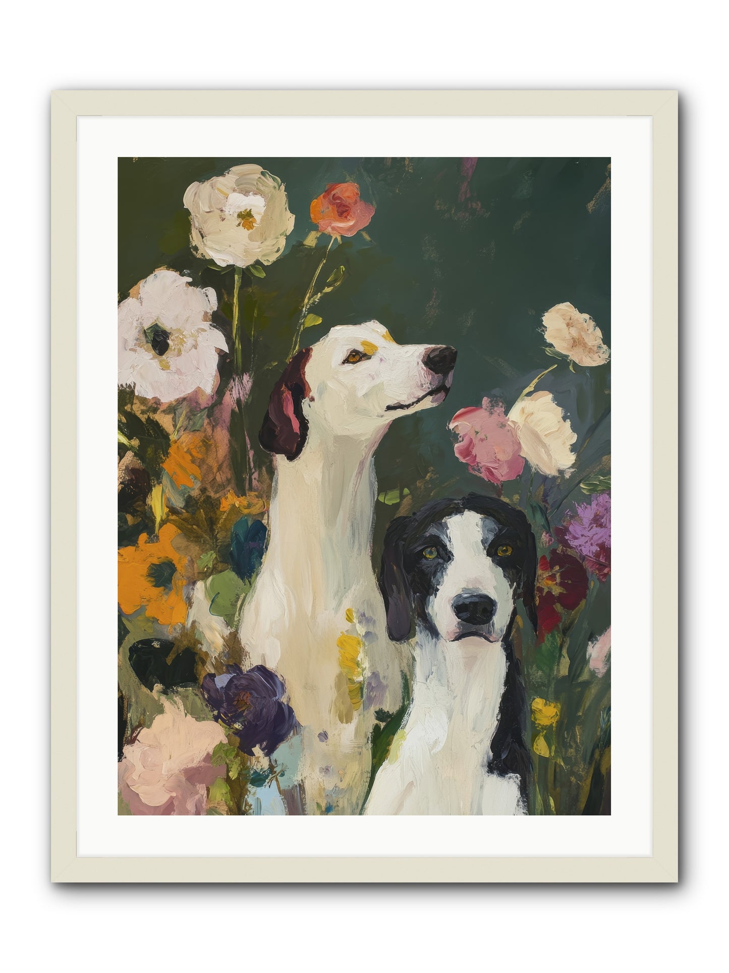 Night Sky Dreams -- Framed Print - White 24x32