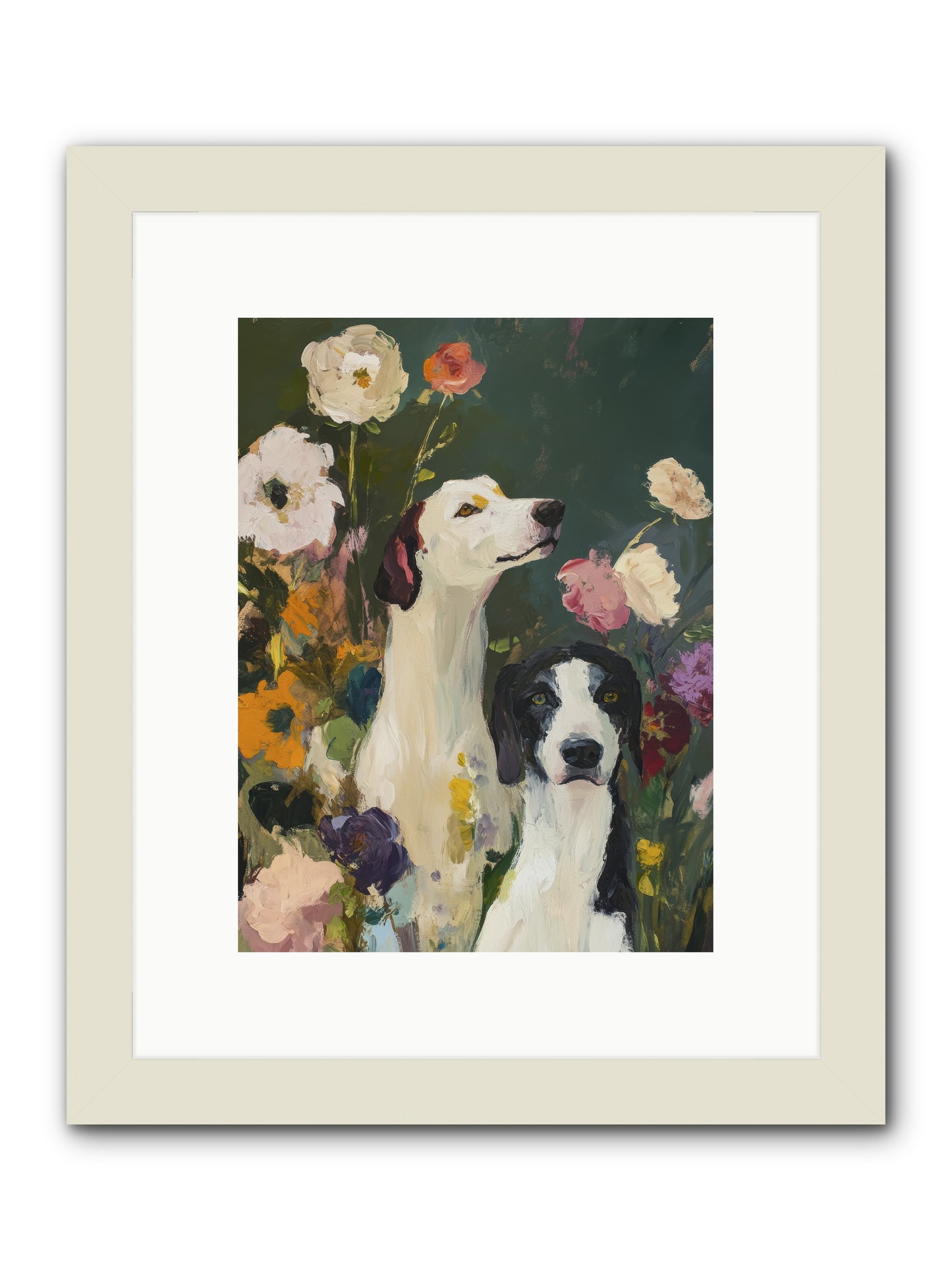 Night Sky Dreams -- Framed Print - White 9x12