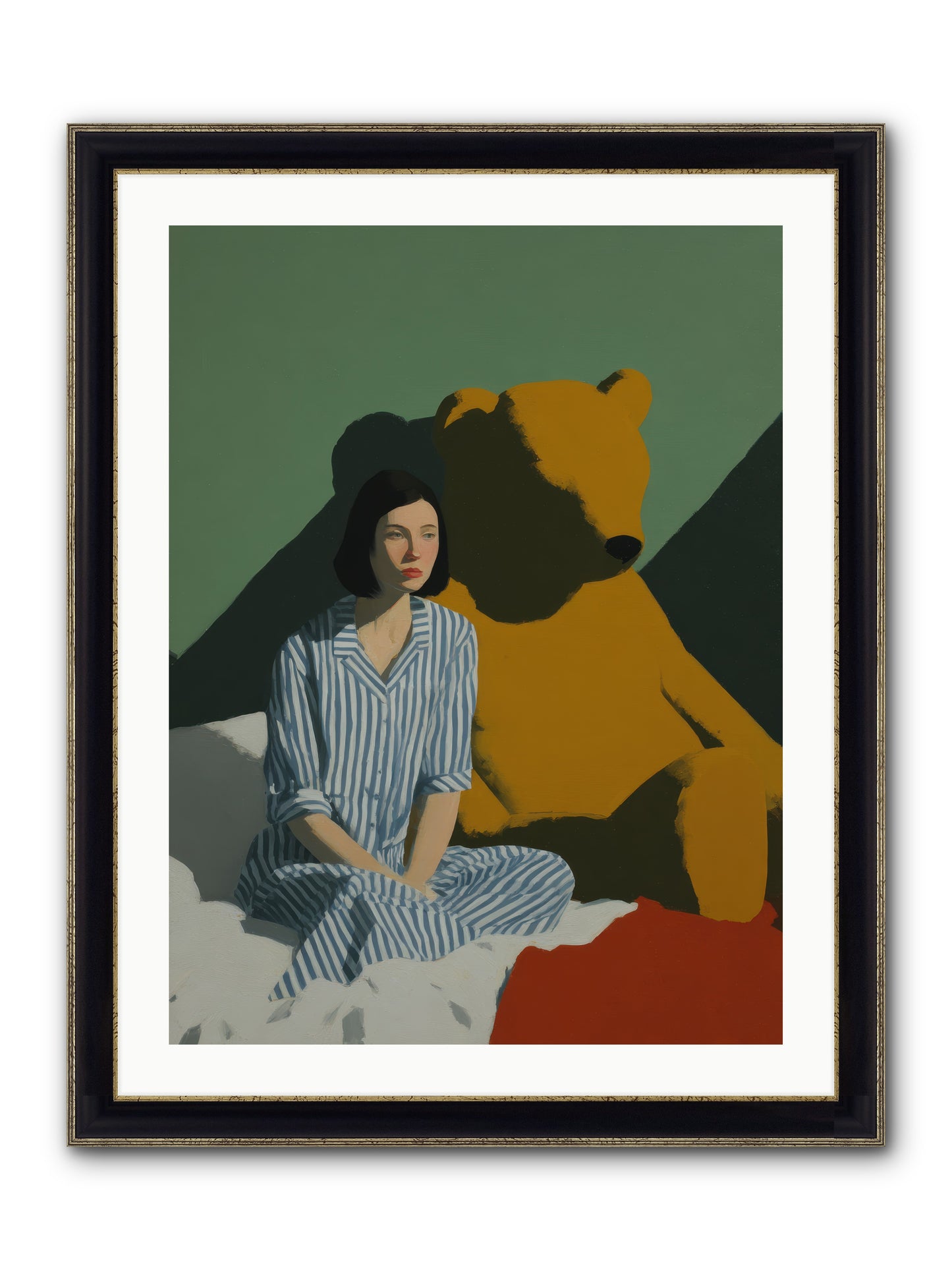 Nightgown Diplomacy — Nightgown-Diplomacy-24x32-Framed-Print-Black-Gold.jpg