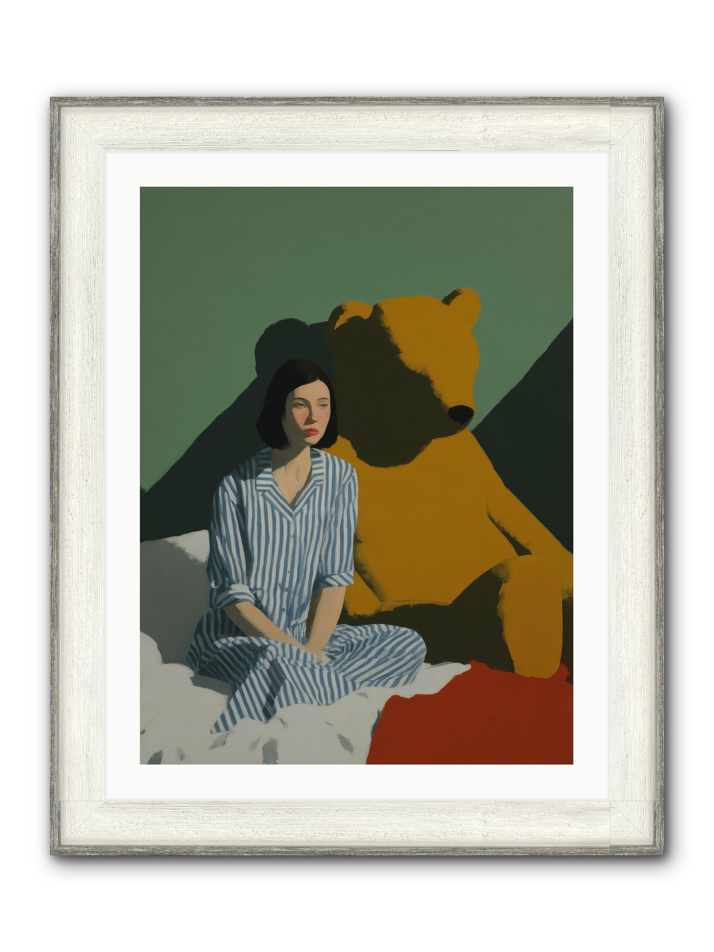 Nightgown Diplomacy — Nightgown-Diplomacy-24x32-Framed-Print-Driftwood-White.jpg