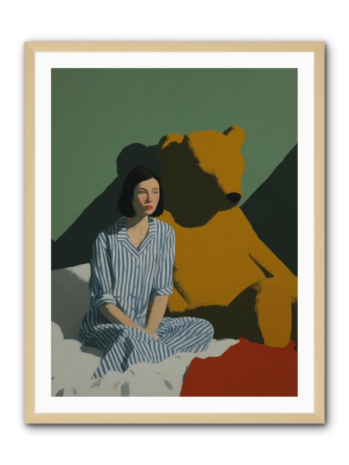 Nightgown Diplomacy — Nightgown-Diplomacy-30x40-Framed-Print-Natural.jpg