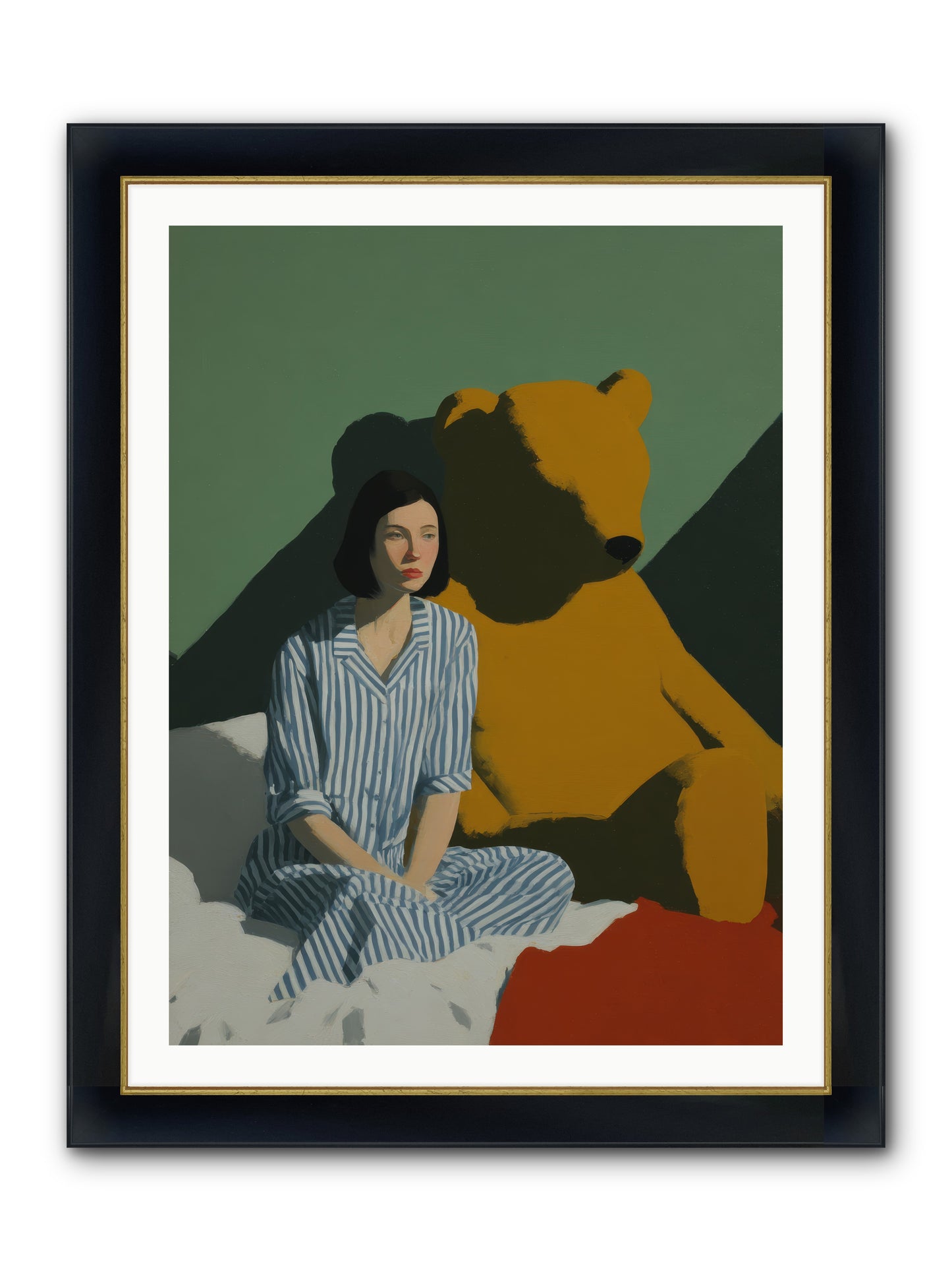 Nightgown Diplomacy — Nightgown-Diplomacy-30x40-Framed-Print-Wide-Black-w-Gold.jpg