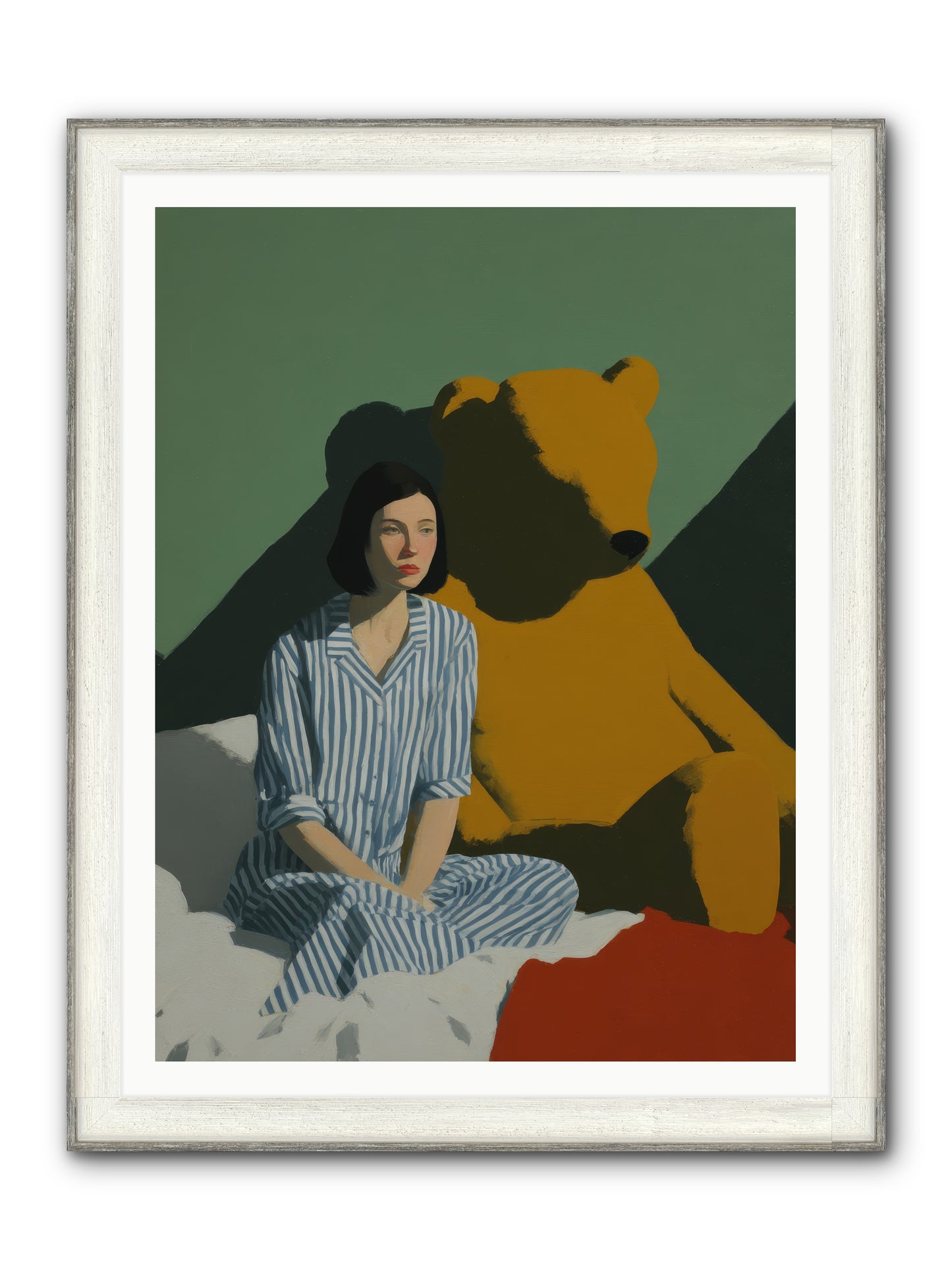 Nightgown Diplomacy — Nightgown-Diplomacy-36x48-Framed-Print-Driftwood-White.jpg