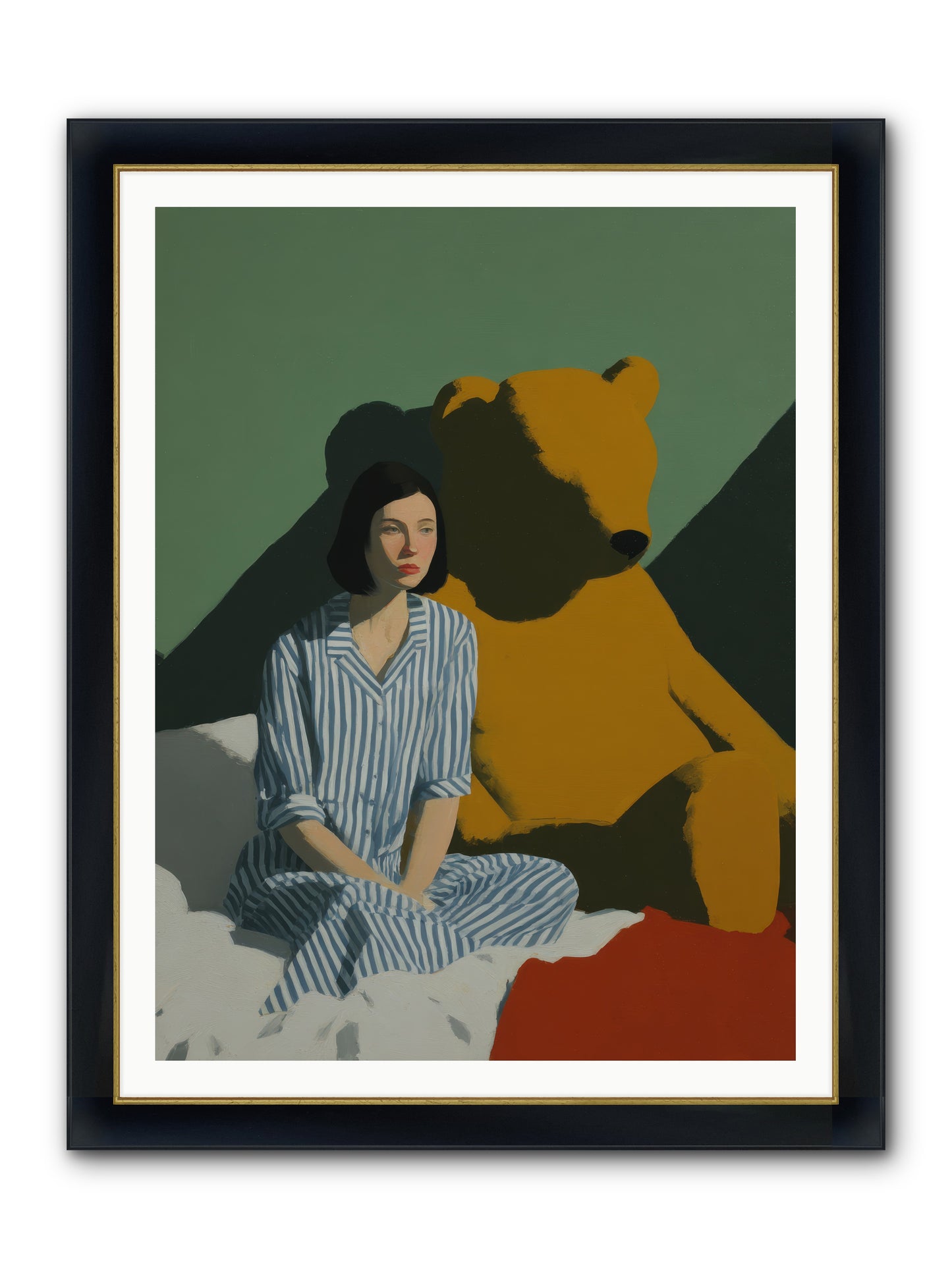 Nightgown Diplomacy — Nightgown-Diplomacy-36x48-Framed-Print-Wide-Black-w-Gold.jpg