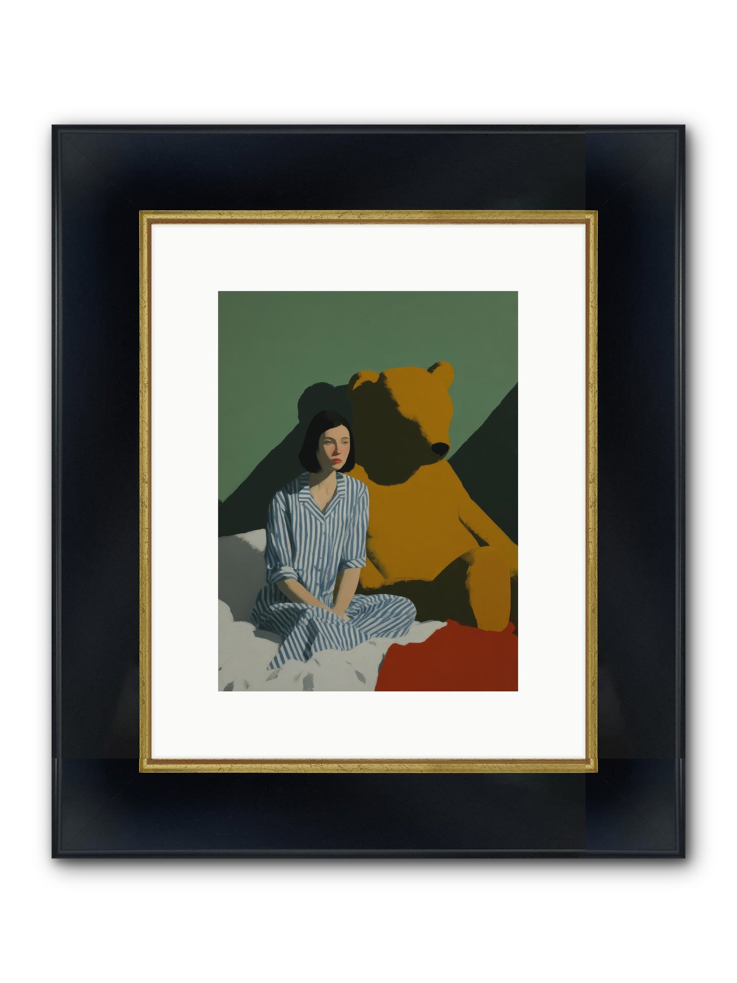 Nightgown Diplomacy — Nightgown-Diplomacy-9x12-Framed-Print-Wide-Black-w-Gold.jpg
