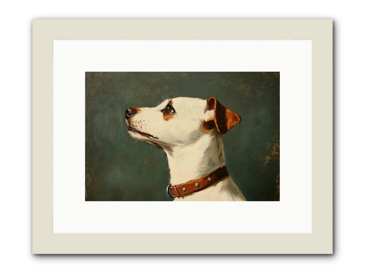 Noble Heart -- Framed Print - White 12x8