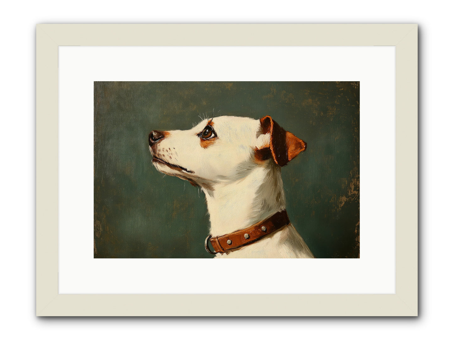 Noble Heart -- Framed Print - White 15x10