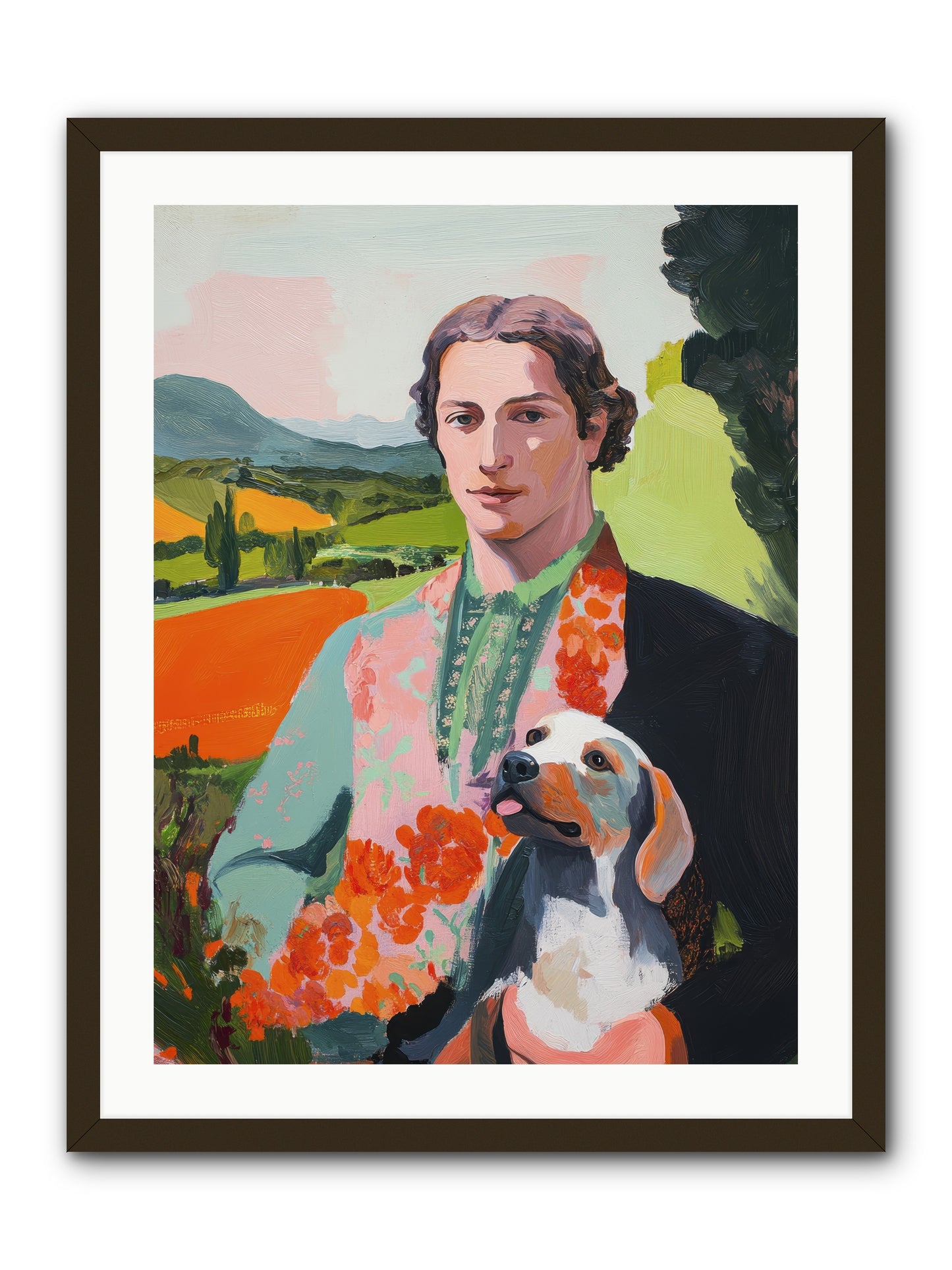 Noble Heart Tender -- Framed Print - Black 24x32
